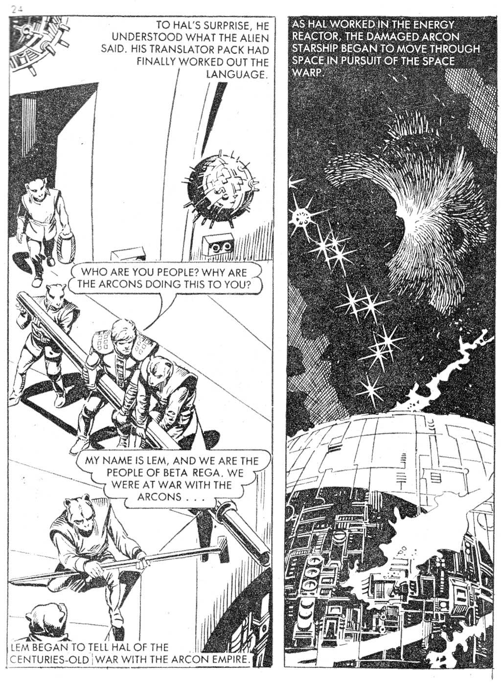 Read online Starblazer comic -  Issue #159 - 24