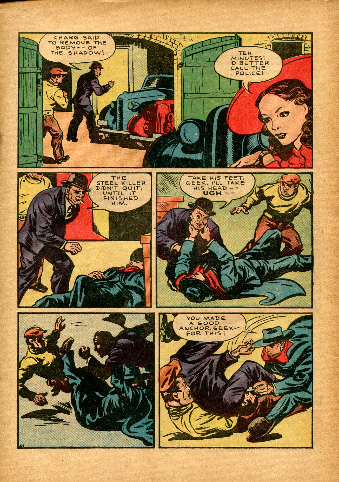 Read online Shadow Comics comic -  Issue #8 - 13