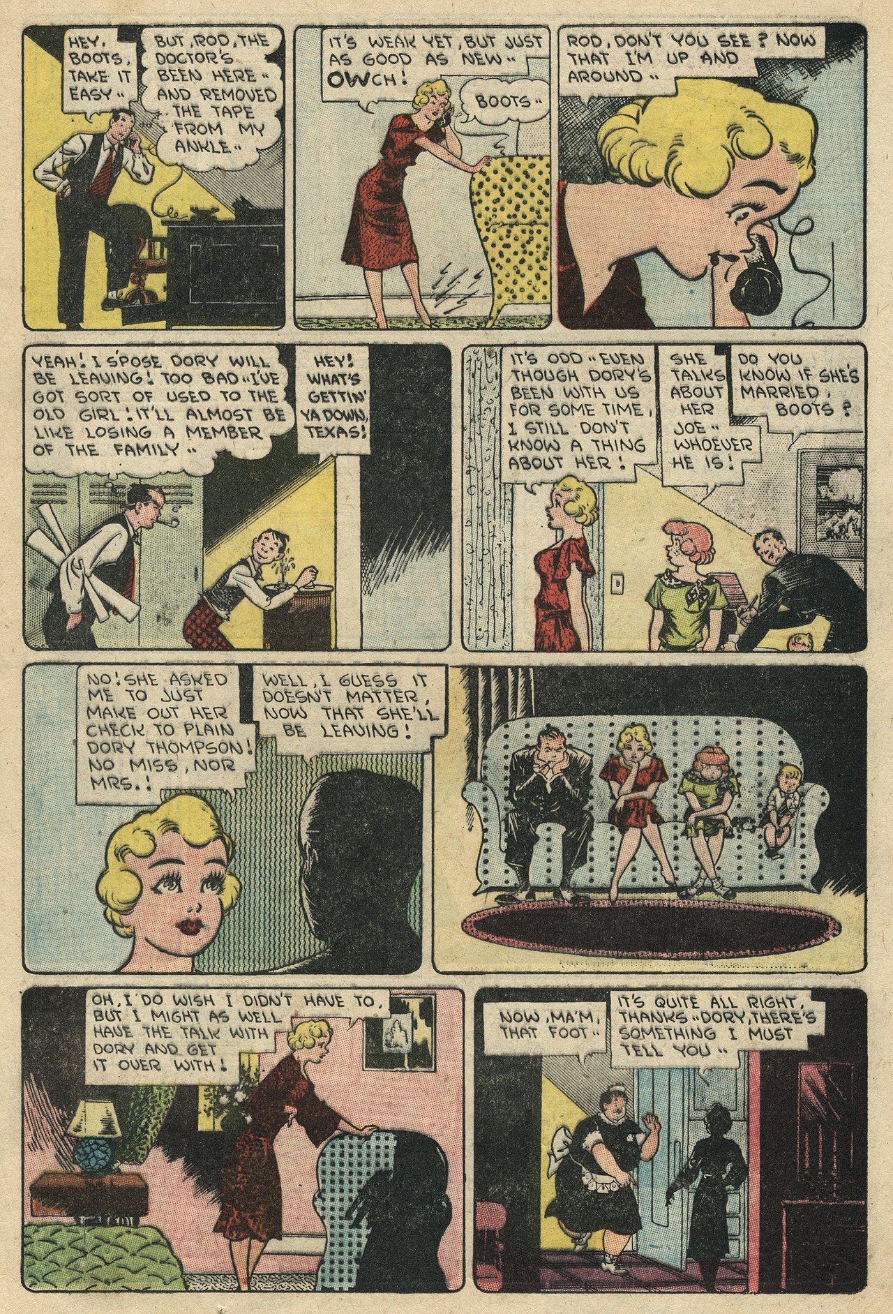 Read online Boots and Her Buddies (1955) comic -  Issue #3 - 15