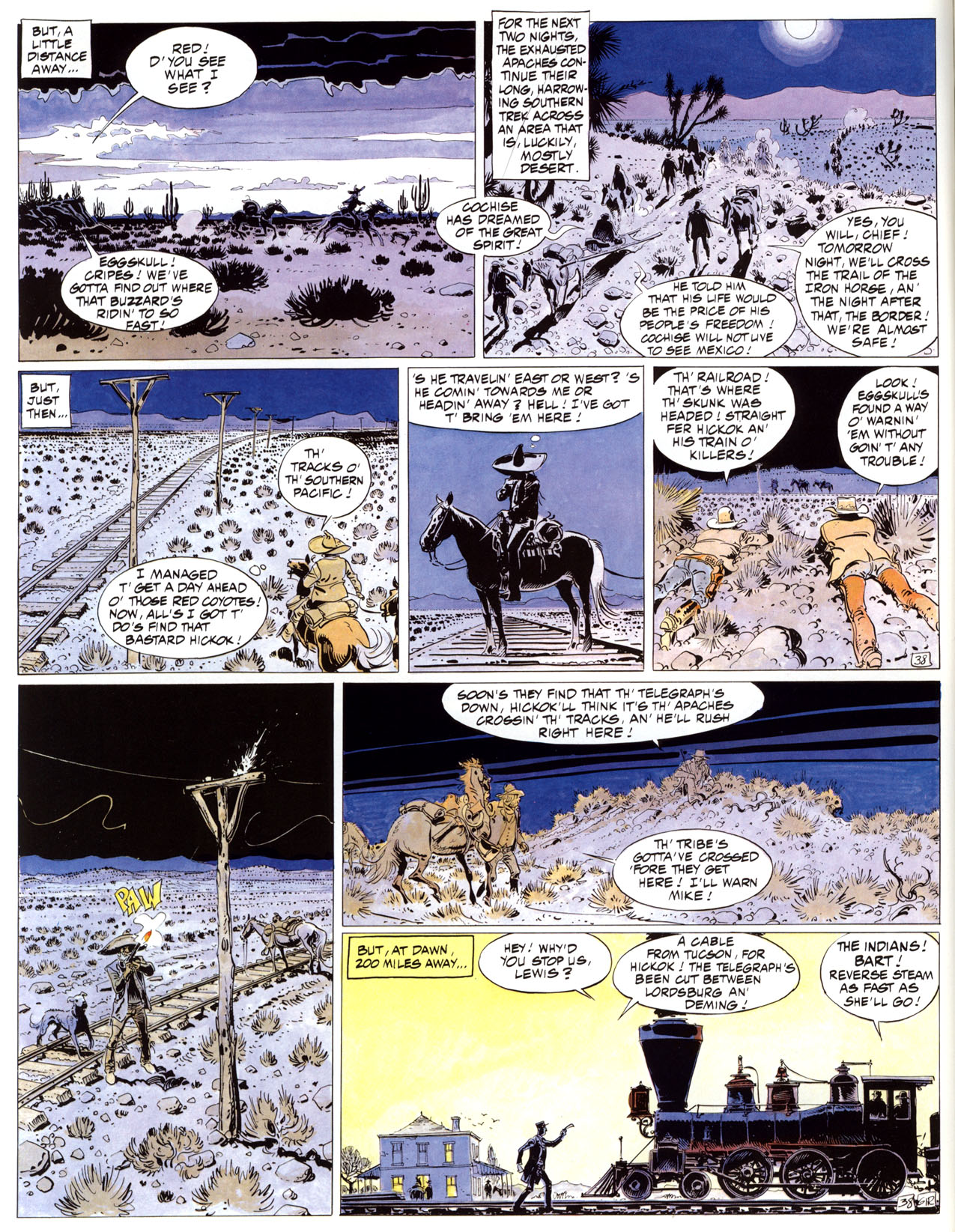 Read online Epic Graphic Novel: Blueberry comic -  Issue #4 - 90