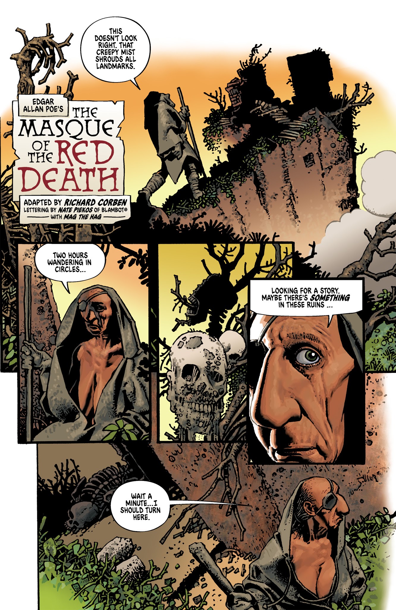 Read online Edgar Allan Poe's The Raven and the Red Death comic -  Issue # Full - 13