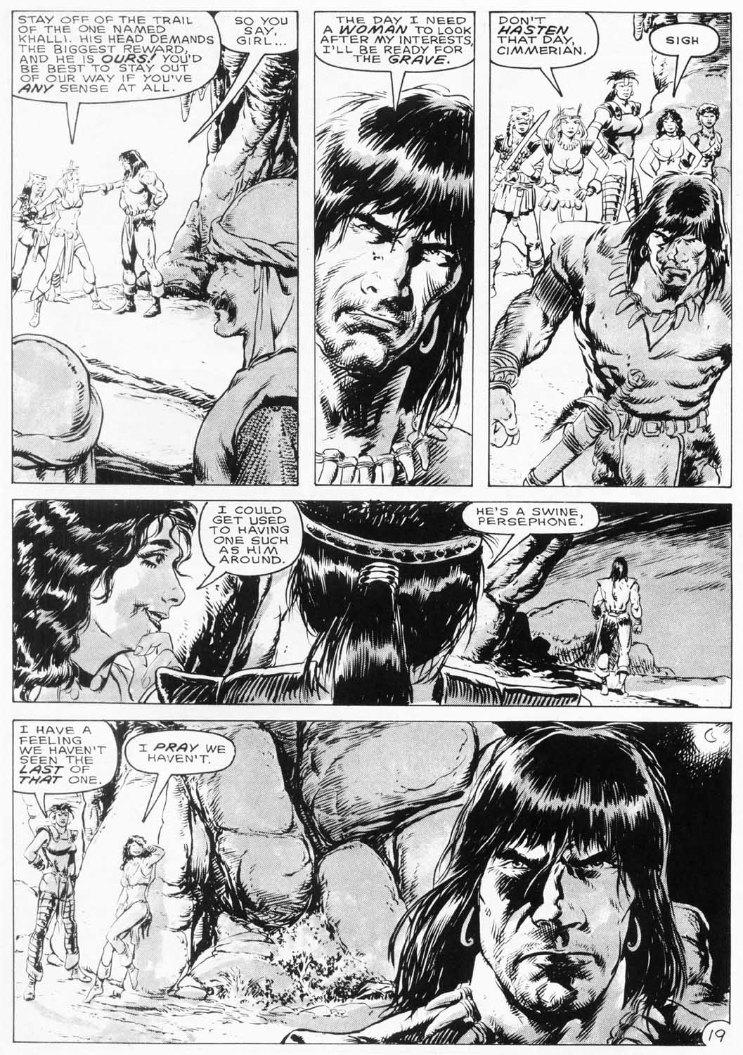 Read online The Savage Sword Of Conan comic -  Issue #154 - 22