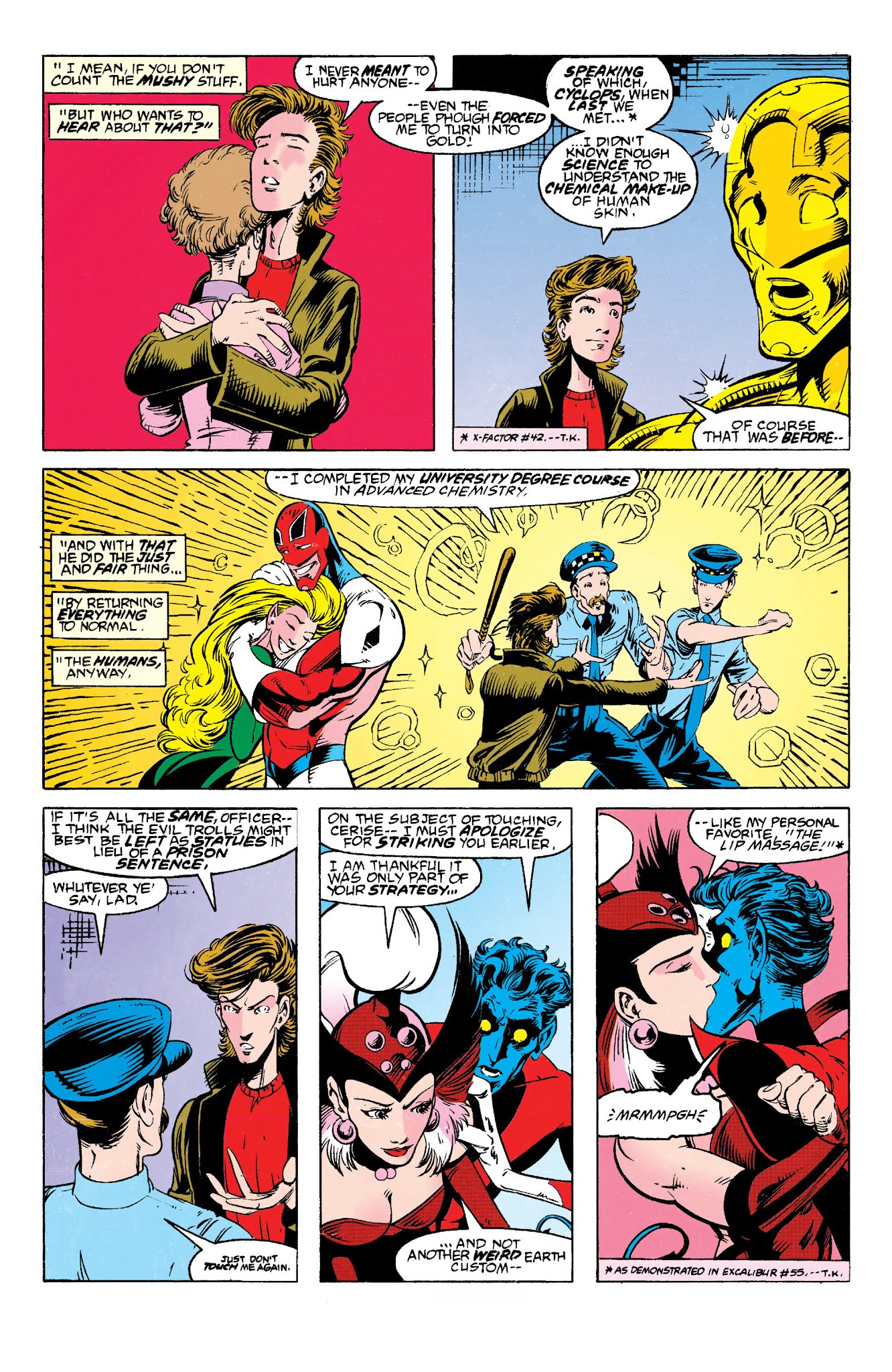 Read online Excalibur Visionaries: Alan Davis comic -  Issue # TPB 2 (Part 2) - 135