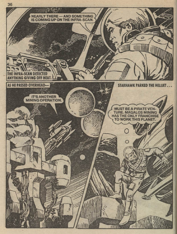 Read online Starblazer comic -  Issue #186 - 35