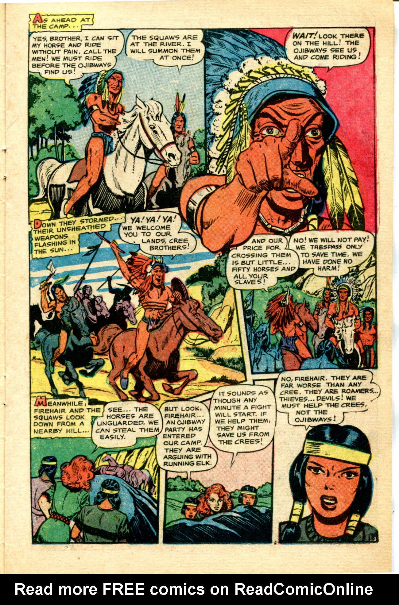 Read online Firehair (1951) comic -  Issue #10 - 11