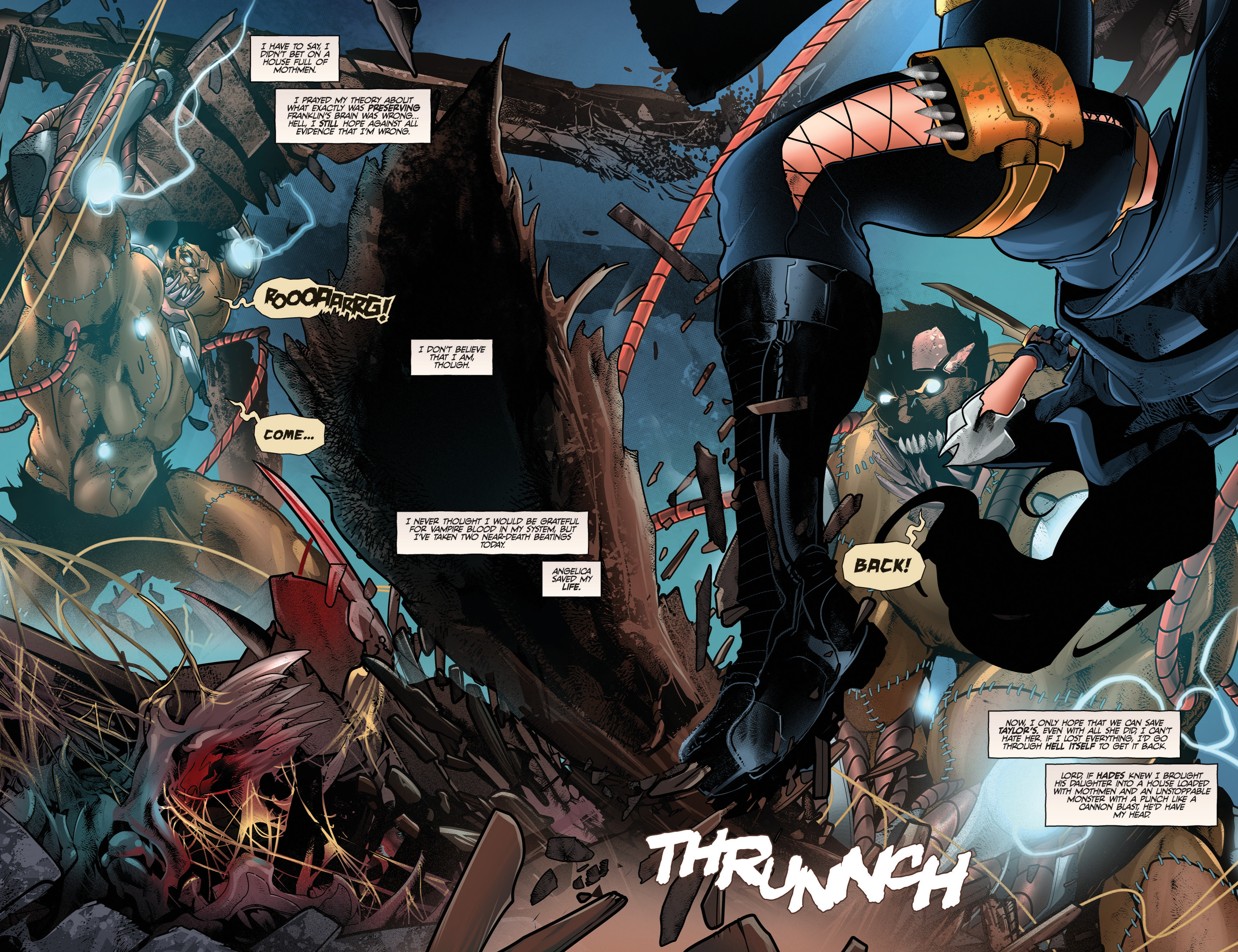 Read online Van Helsing vs Frankenstein comic -  Issue #5 - 8