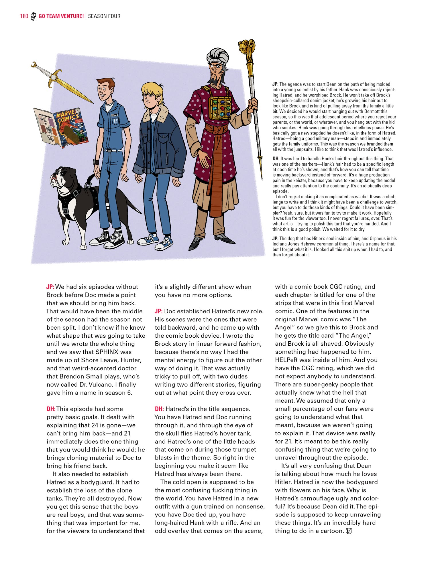 Read online Go Team Venture!: The Art and Making of The Venture Bros. comic -  Issue # TPB (Part 2) - 79