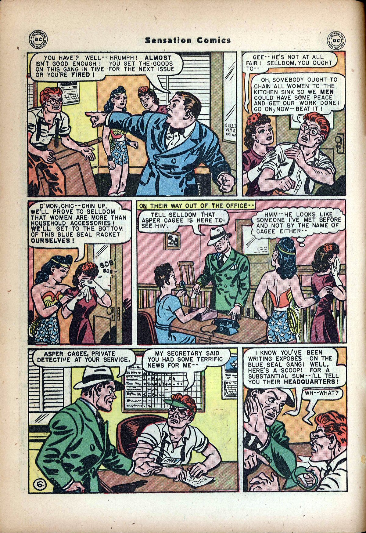Read online Sensation (Mystery) Comics comic -  Issue #72 - 8