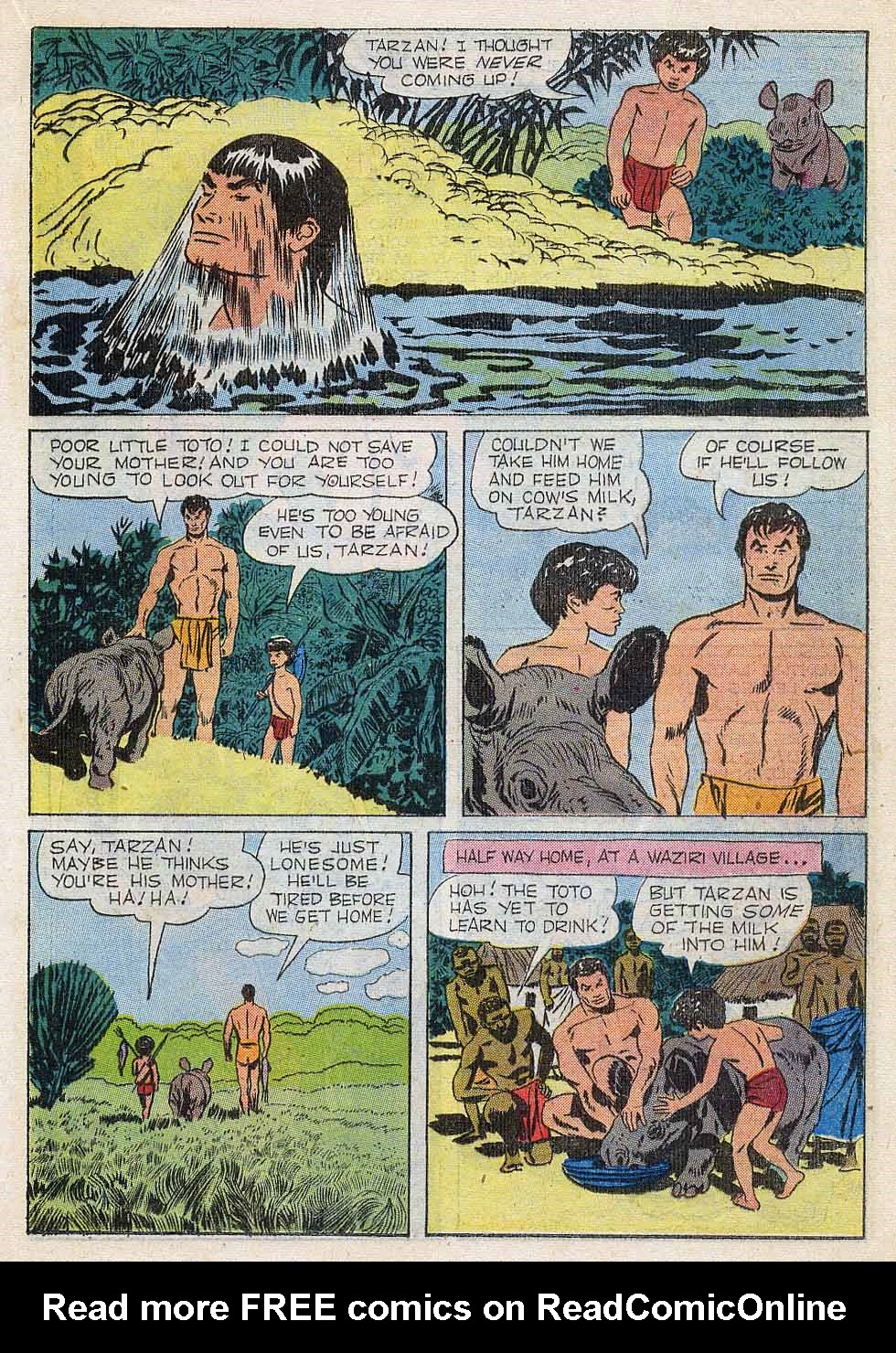 Read online Tarzan (1948) comic -  Issue #100 - 21