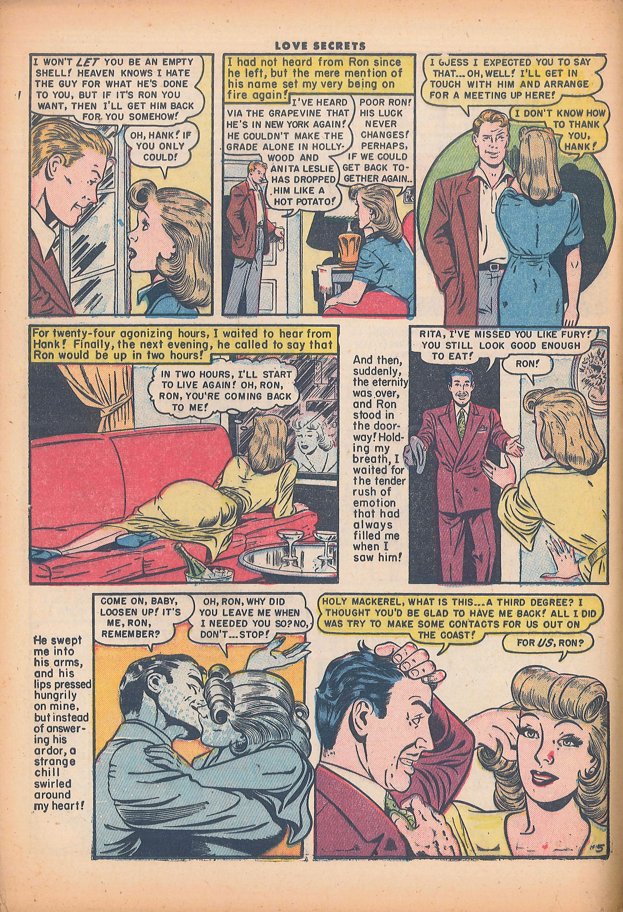 Read online Love Secrets (1953) comic -  Issue #42 - 16