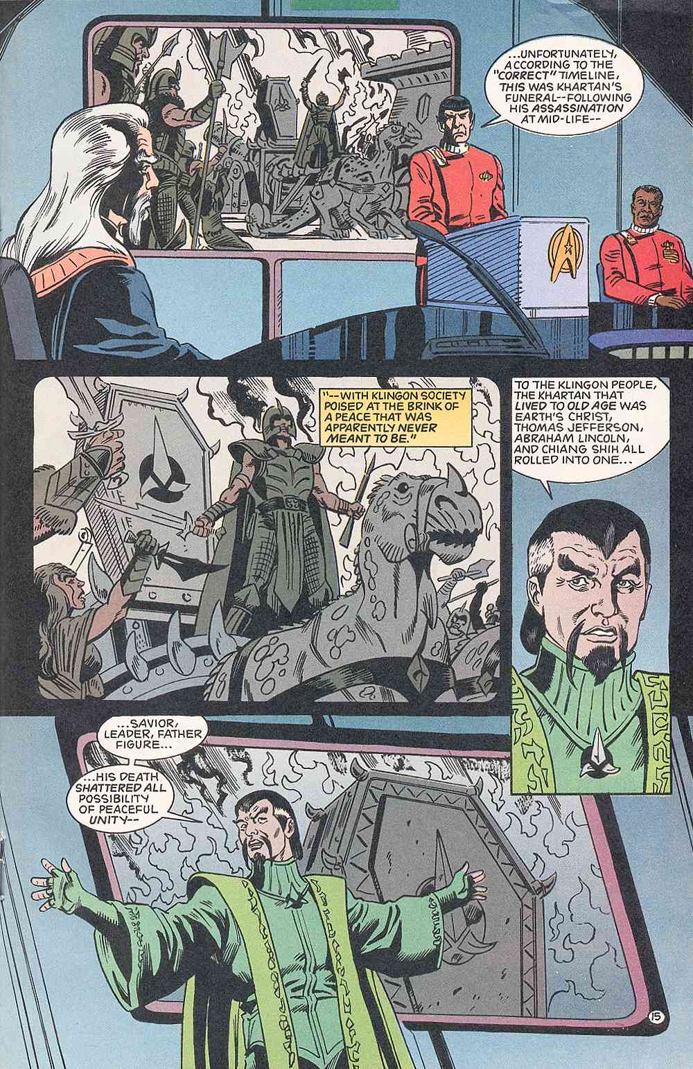 Read online Star Trek (1989) comic -  Issue #54 - 16