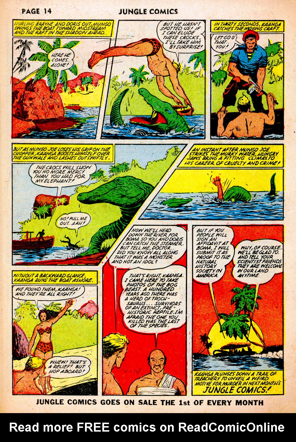Read online Jungle Comics comic -  Issue #37 - 16