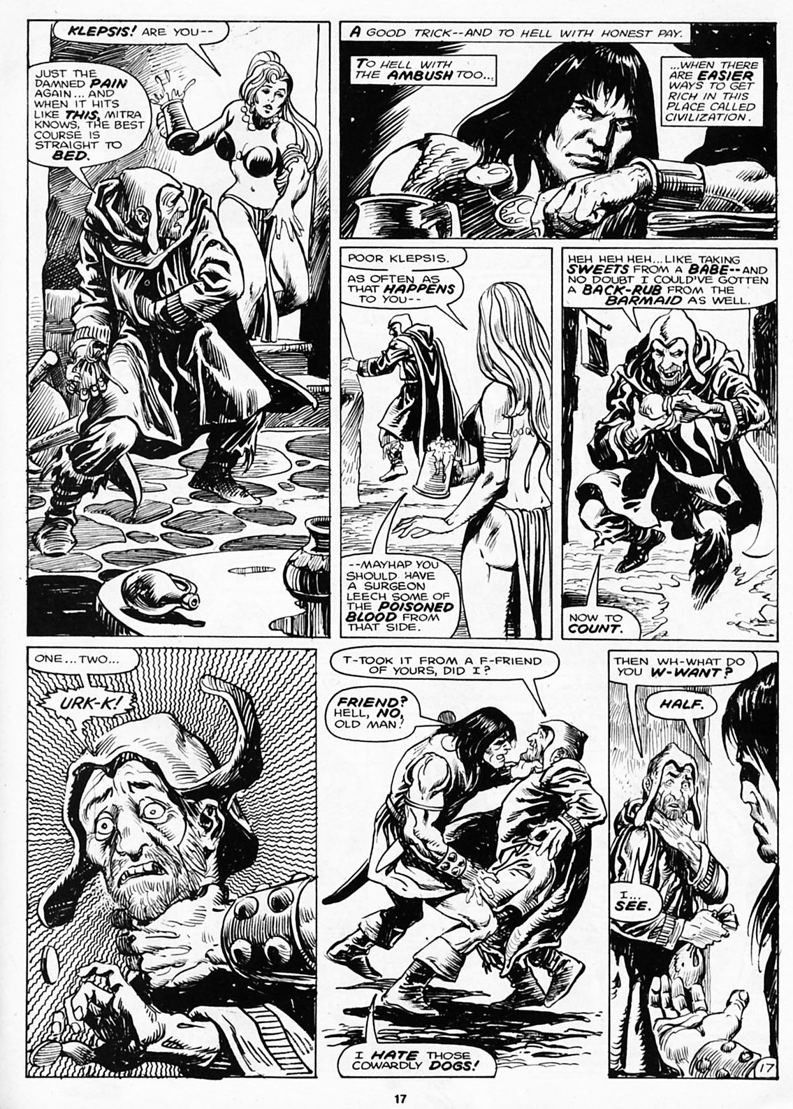 The Savage Sword Of Conan issue 180 - Page 19