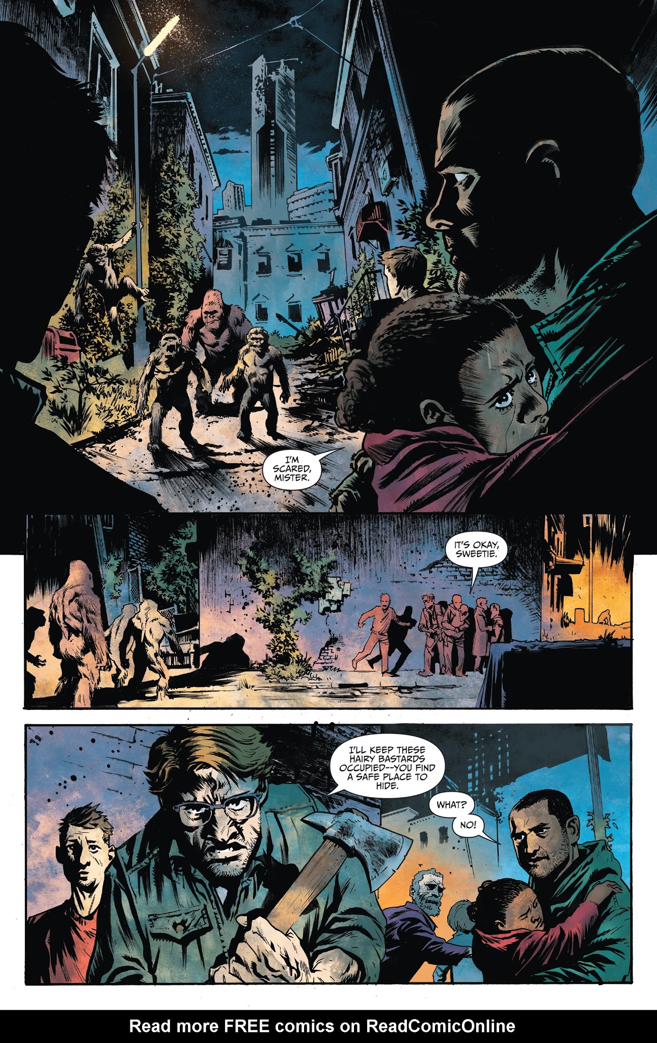 Read online War for the Planet of the Apes comic -  Issue #1 - 6