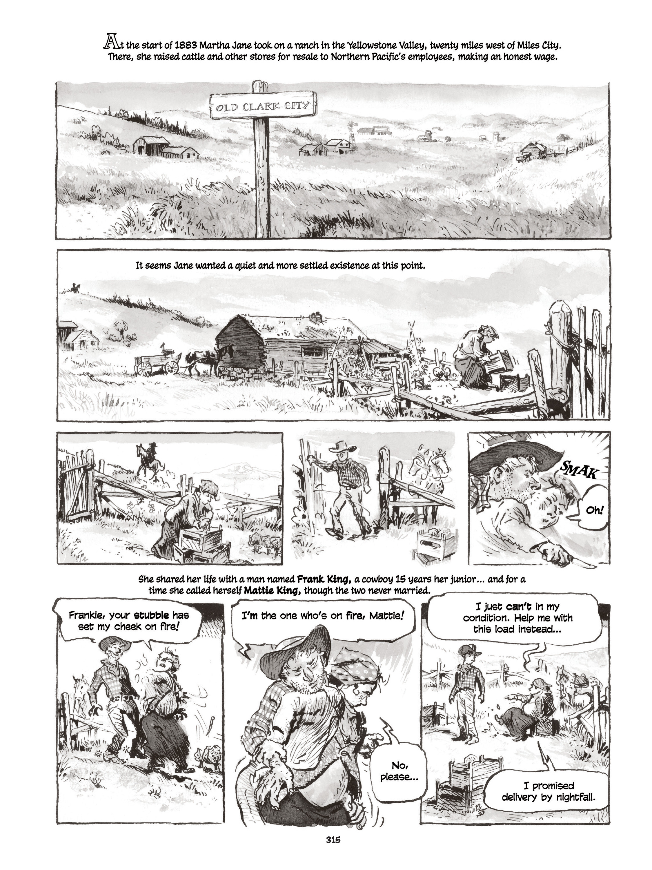 Read online Calamity Jane: The Calamitous Life of Martha Jane Cannary comic -  Issue # TPB (Part 4) - 16