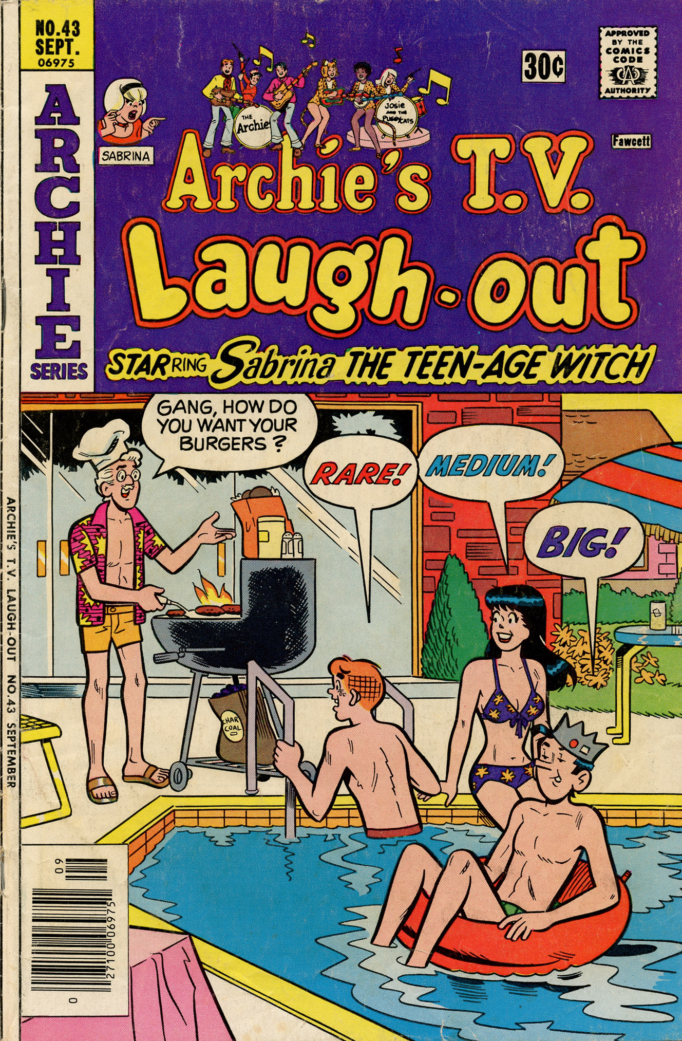 Read online Archie's TV Laugh-Out comic -  Issue #43 - 1