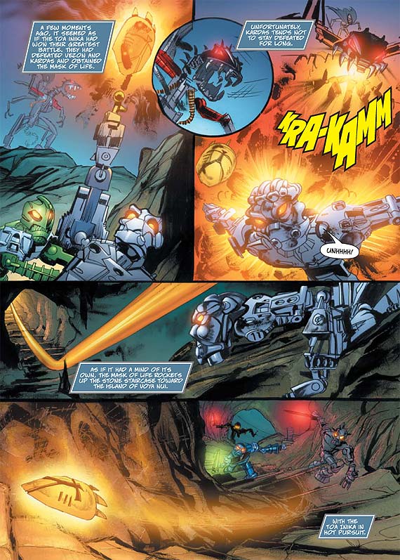 Read online Bionicle: Ignition comic -  Issue #6 - 1
