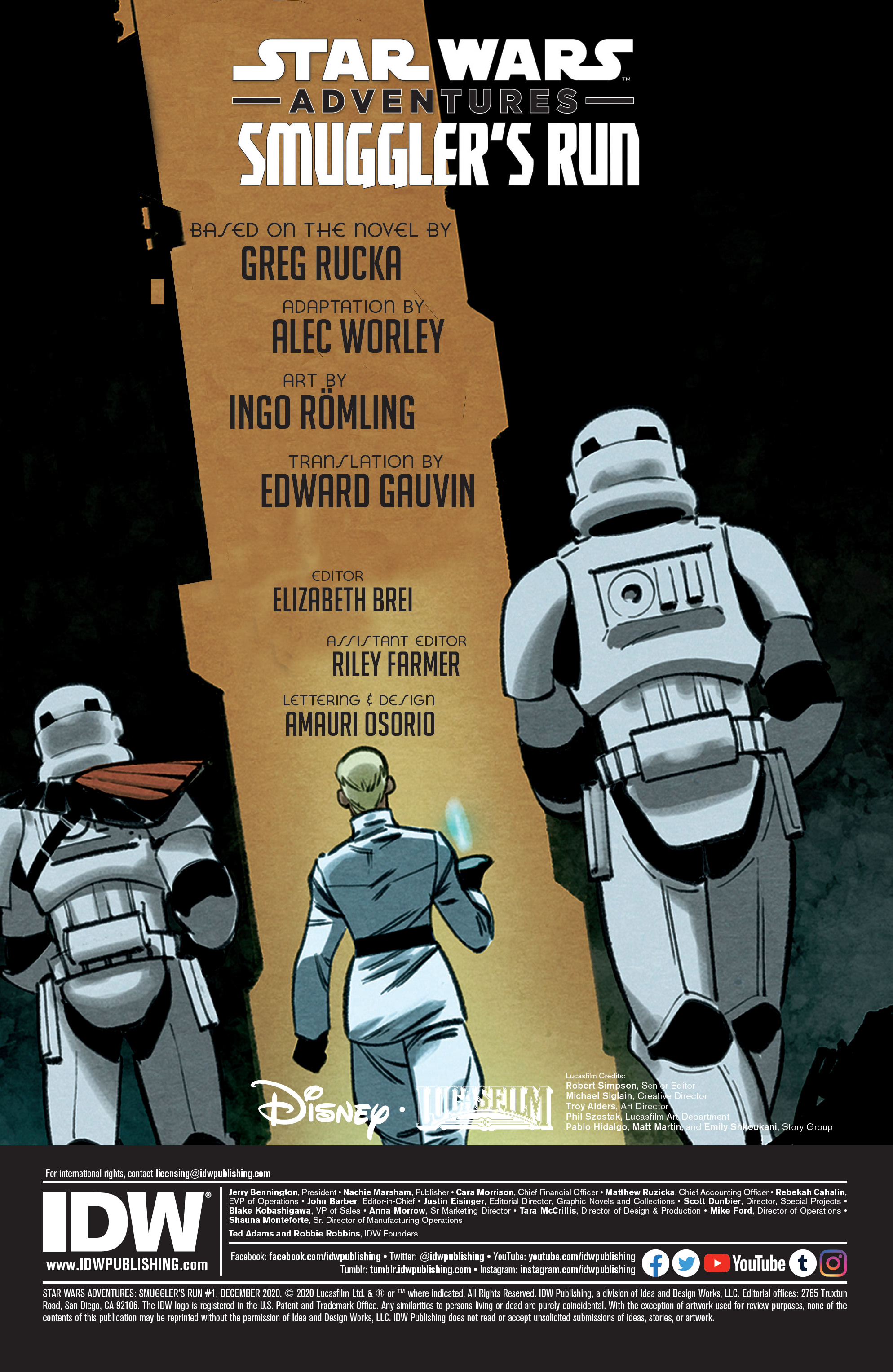 Read online Star Wars Adventures: Smuggler's Run comic -  Issue #1 - 2