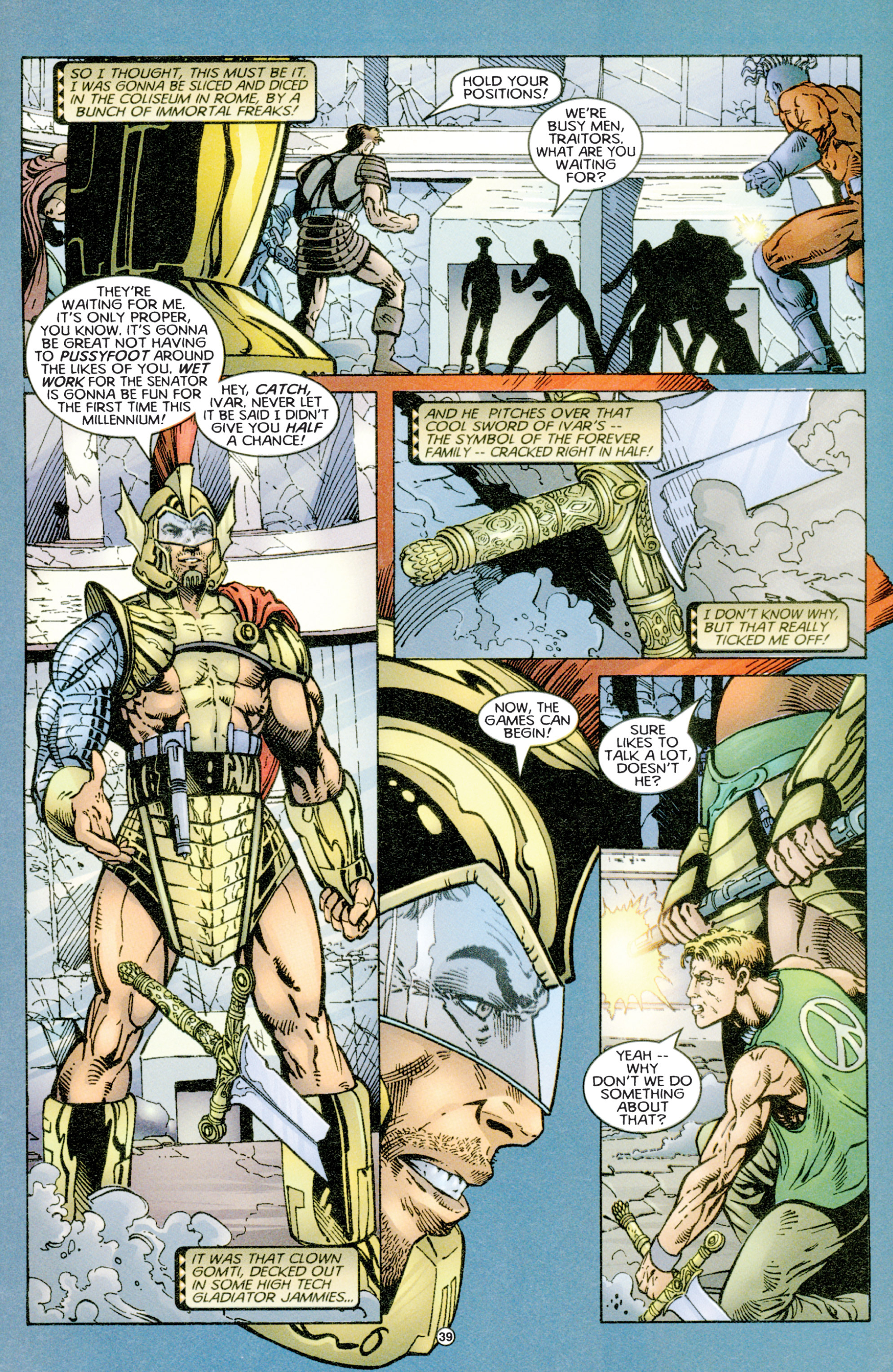 Read online Eternal Warriors comic -  Issue # Issue Time & Treachery - 38