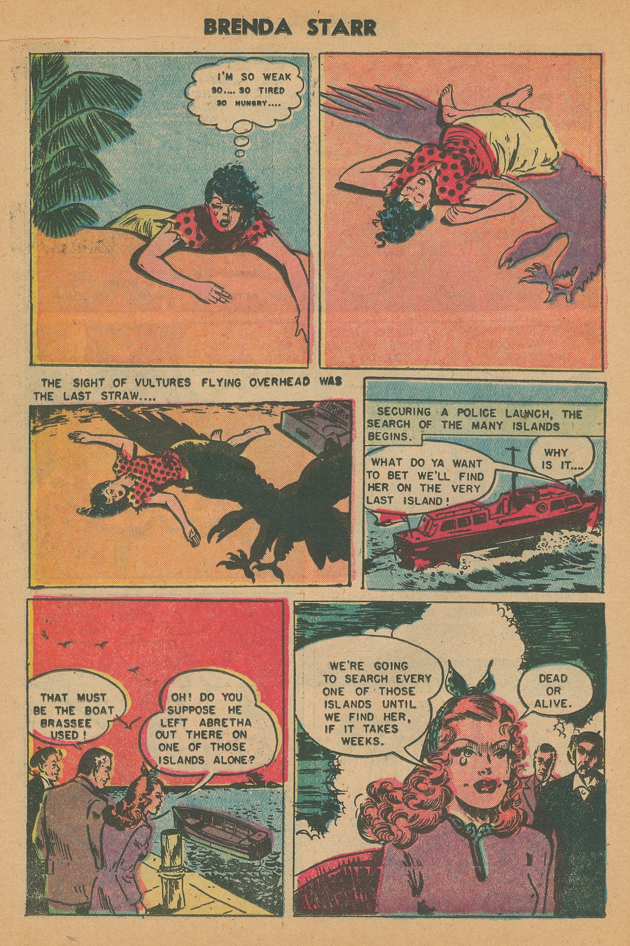 Read online Brenda Starr (1948) comic -  Issue #15 - 22