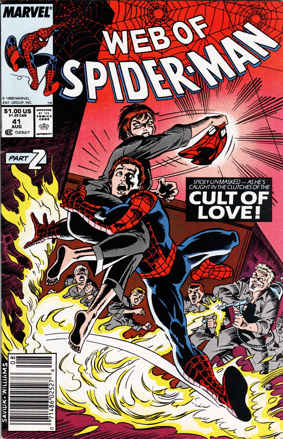 Web of Spider-Man (1985) issue 41 - Page 1