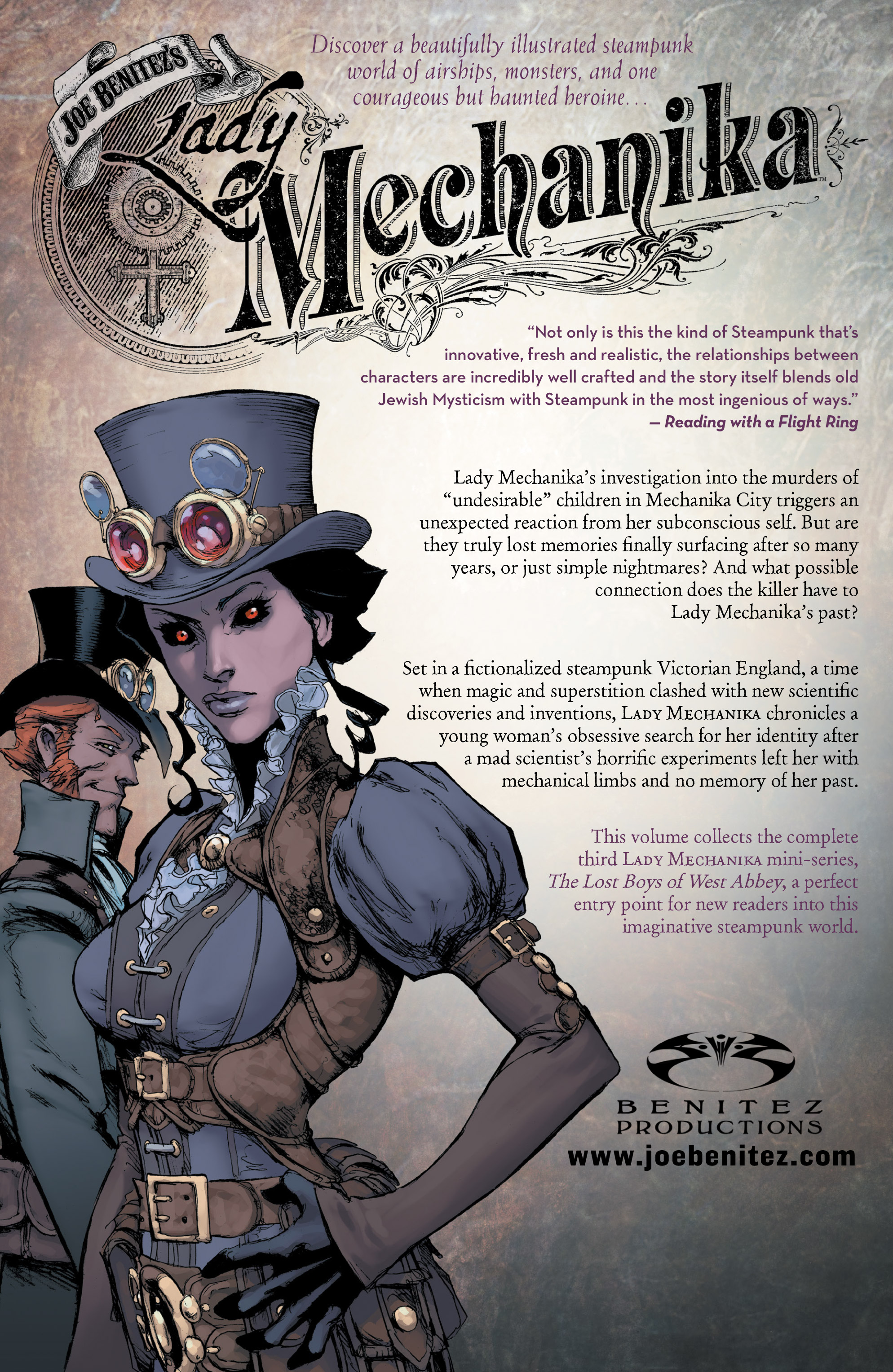 Read online Lady Mechanika: The Lost Boys of West Abbey comic -  Issue #3 - 63