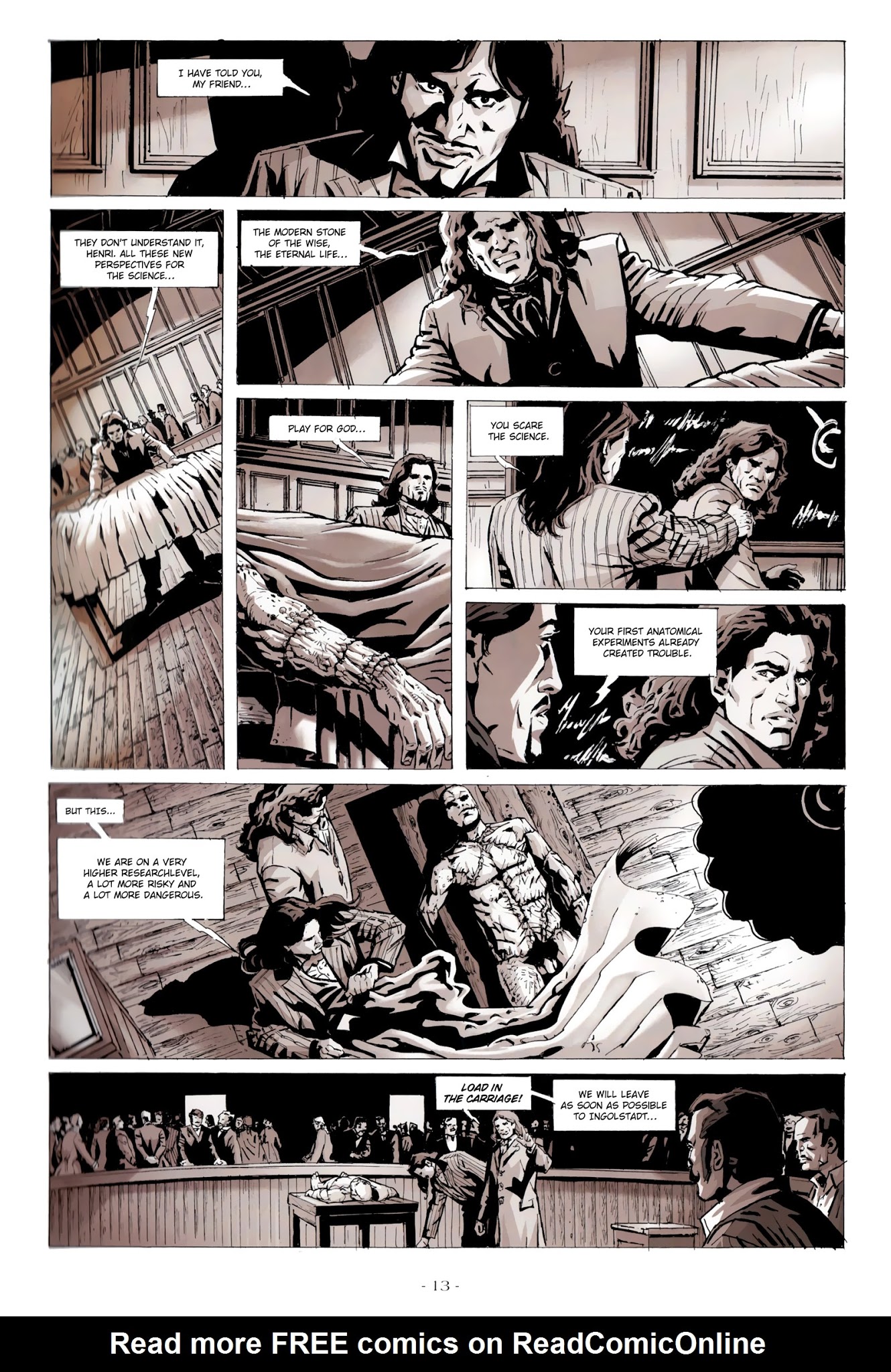 Read online Mister Hyde contre Frankenstein comic -  Issue #2 - 14