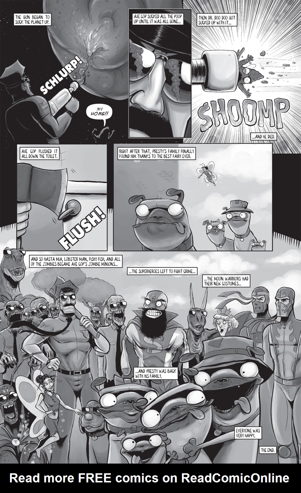 Read online Axe Cop comic -  Issue # TPB 1 - 134