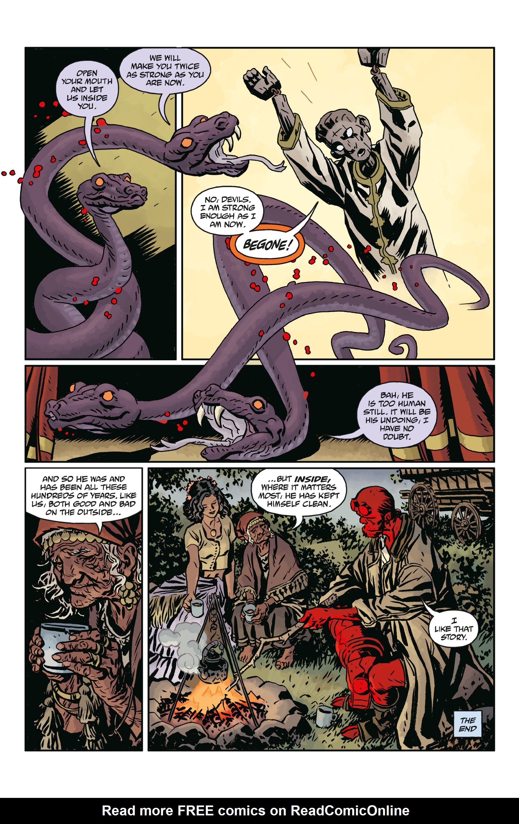Read online Hellboy and the B.P.R.D.: The Beast of Vargu comic -  Issue # Full - 24