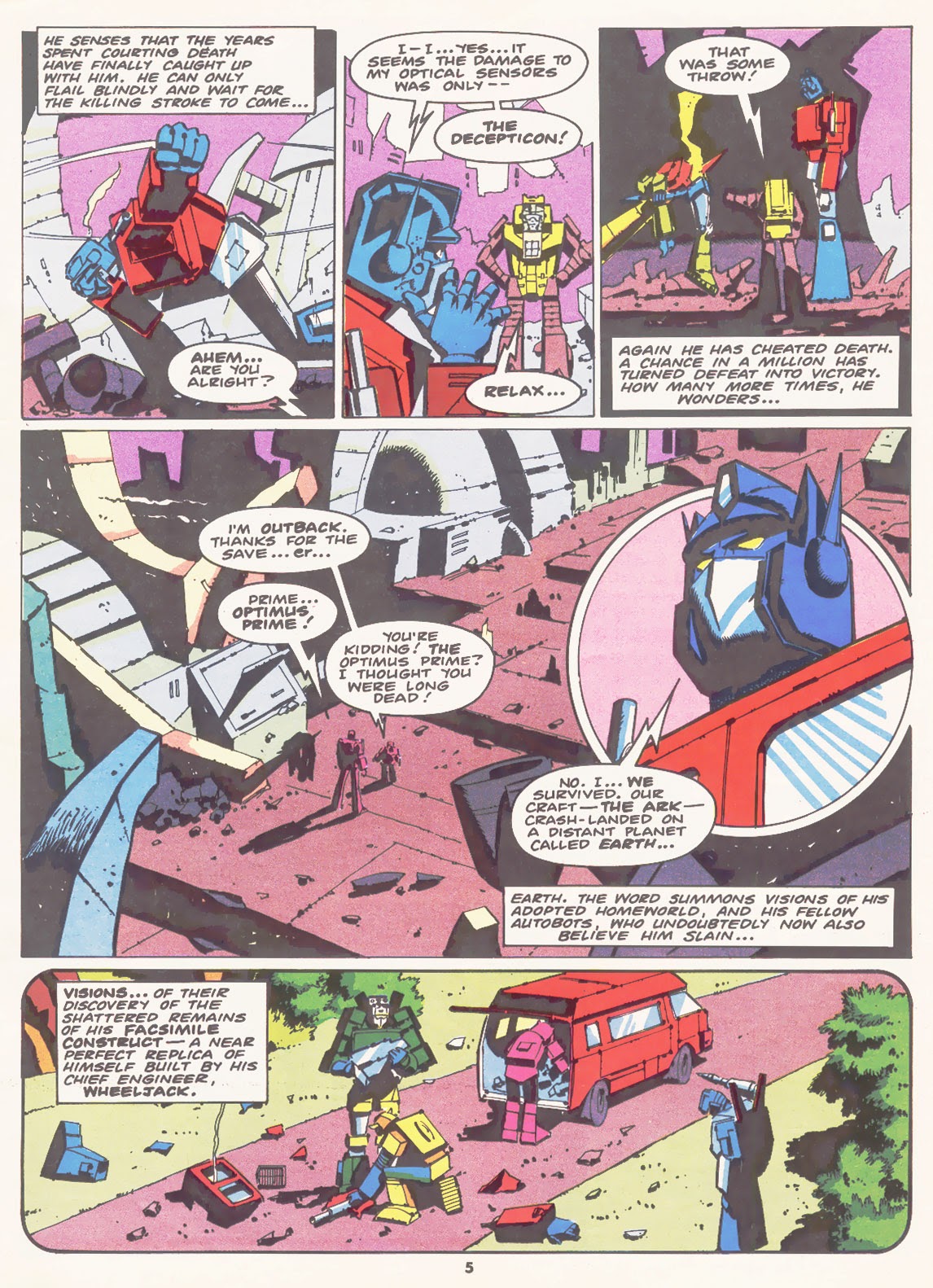 Read online The Transformers (UK) comic -  Issue #98 - 5