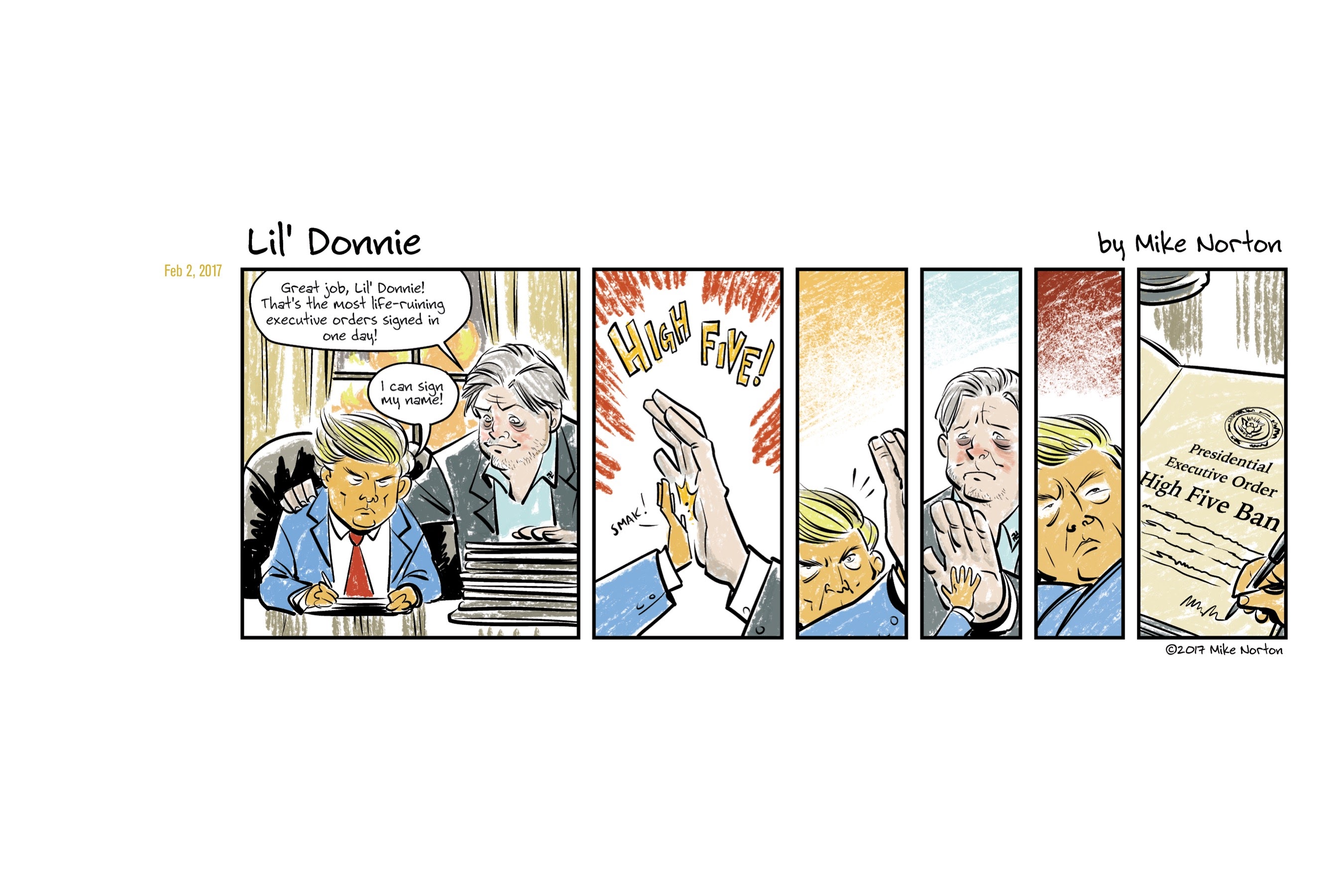 Read online Lil' Donnie: Executive Privilege comic -  Issue # TPB - 10