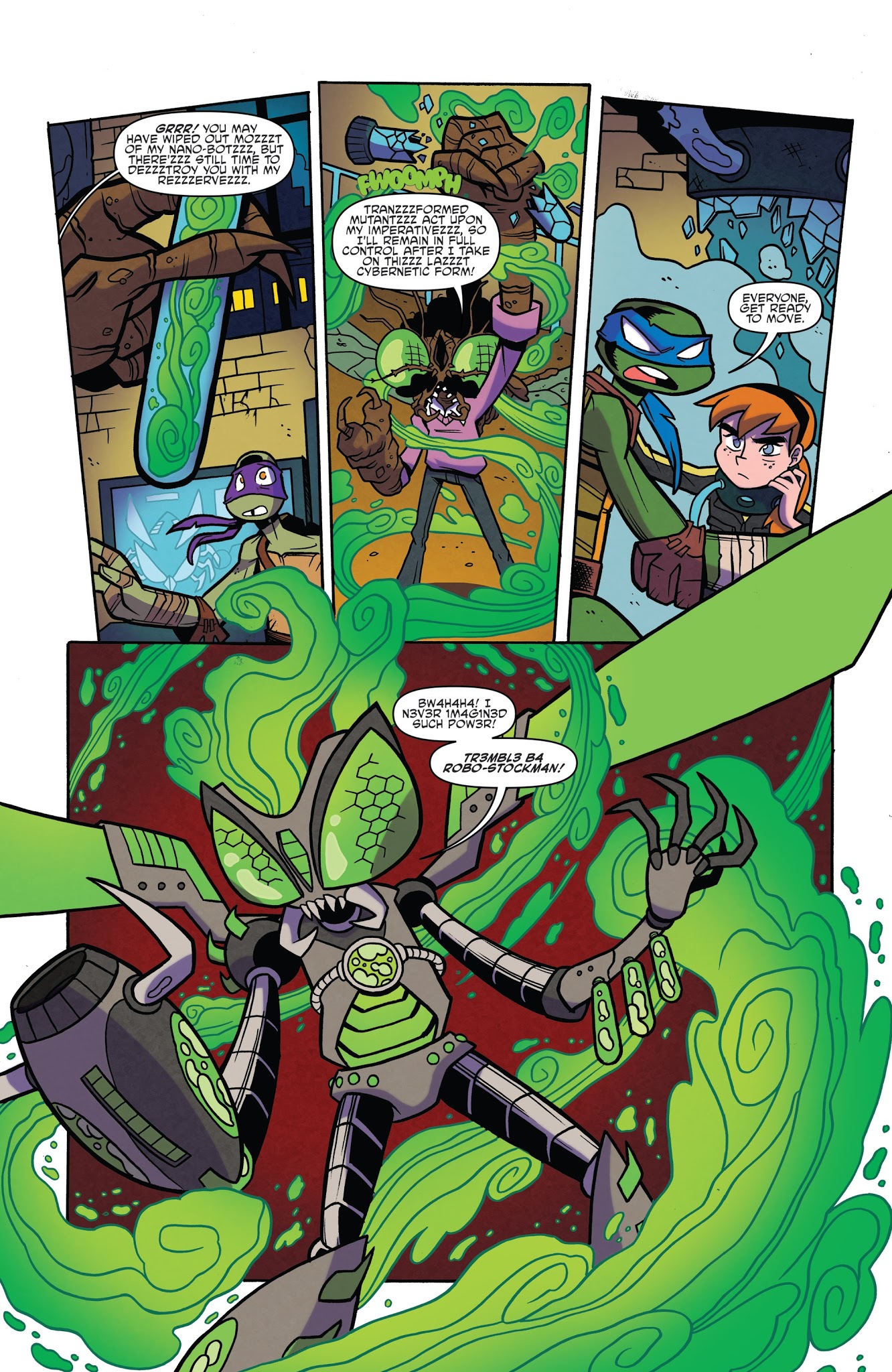 Read online Teenage Mutant Ninja Turtles Amazing Adventures: Robotanimals comic -  Issue #3 - 12