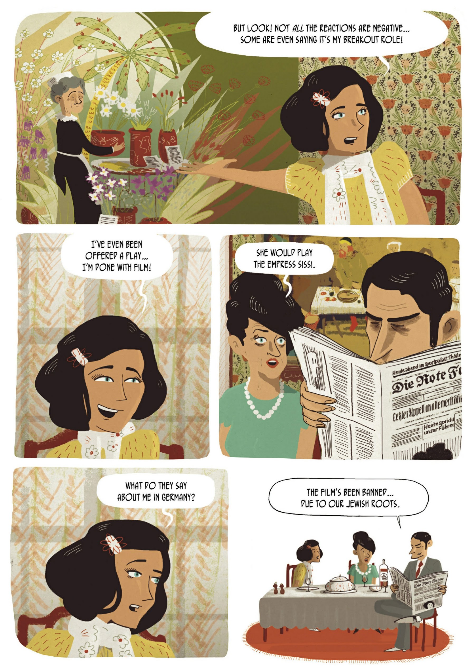 Read online Hedy Lamarr: An Incredible Life comic -  Issue # TPB (Part 1) - 37