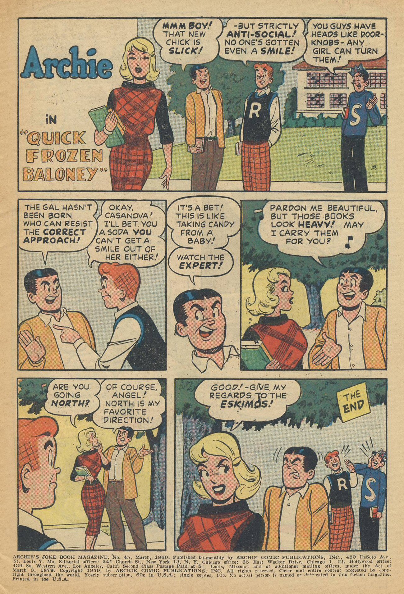 Read online Archie's Joke Book Magazine comic -  Issue #45 - 3