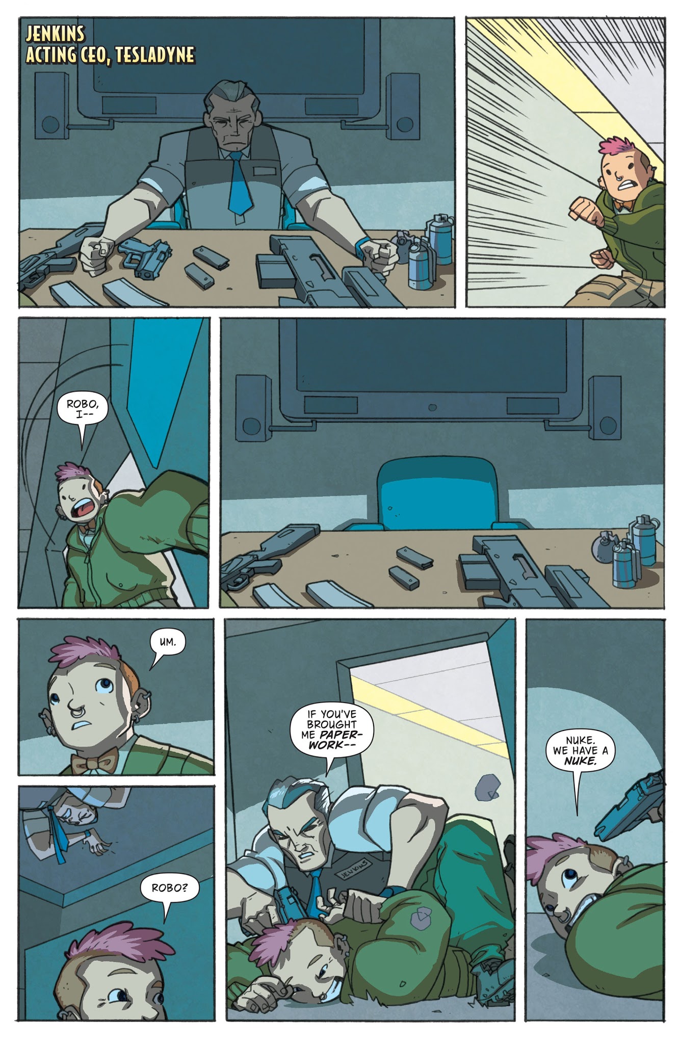 Read online Atomic Robo and the Savage Sword of Dr. Dinosaur comic -  Issue #1 - 7