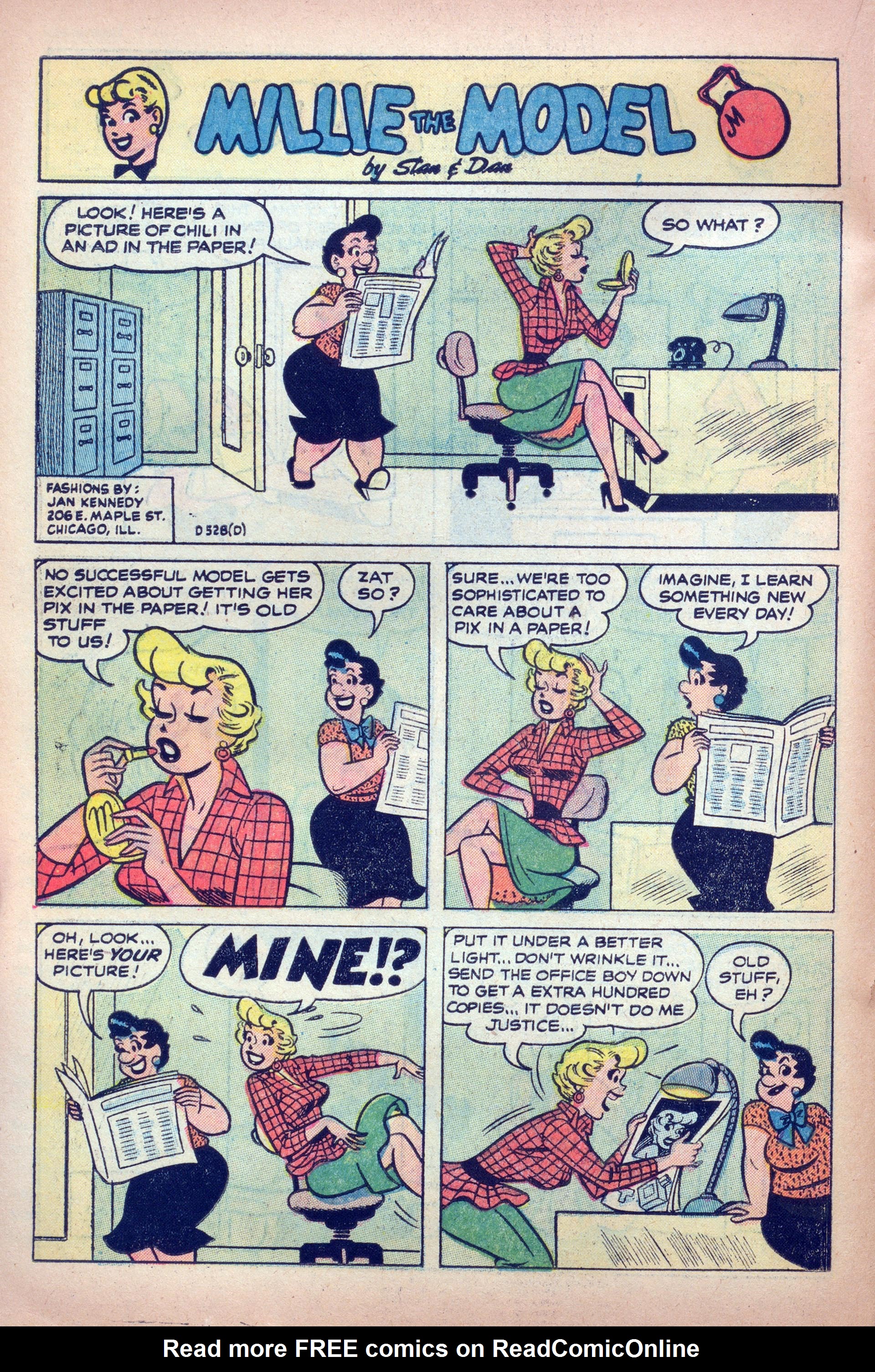 Read online Millie the Model comic -  Issue #51 - 22