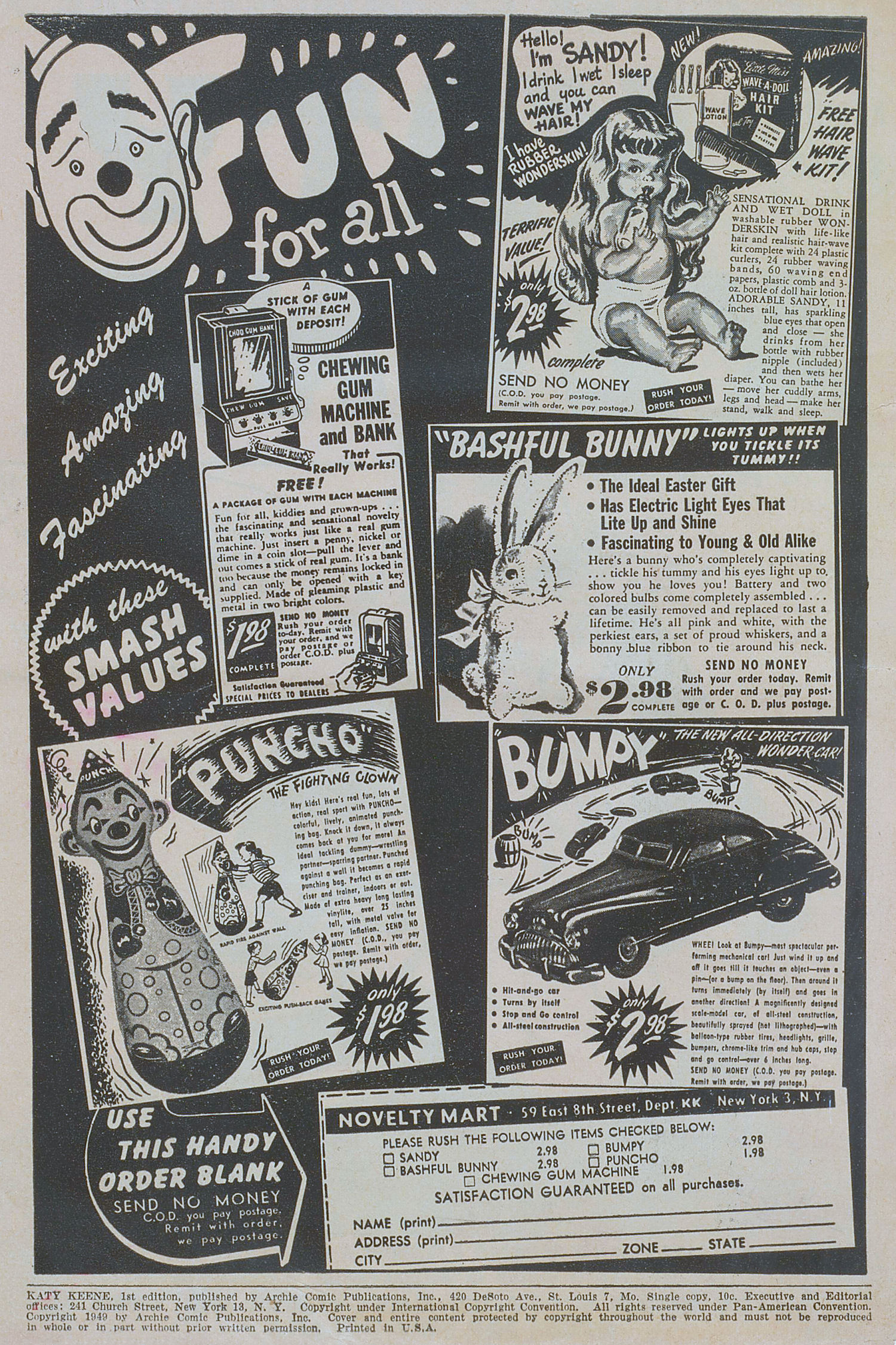 Read online Katy Keene (1949) comic -  Issue #1 - 2