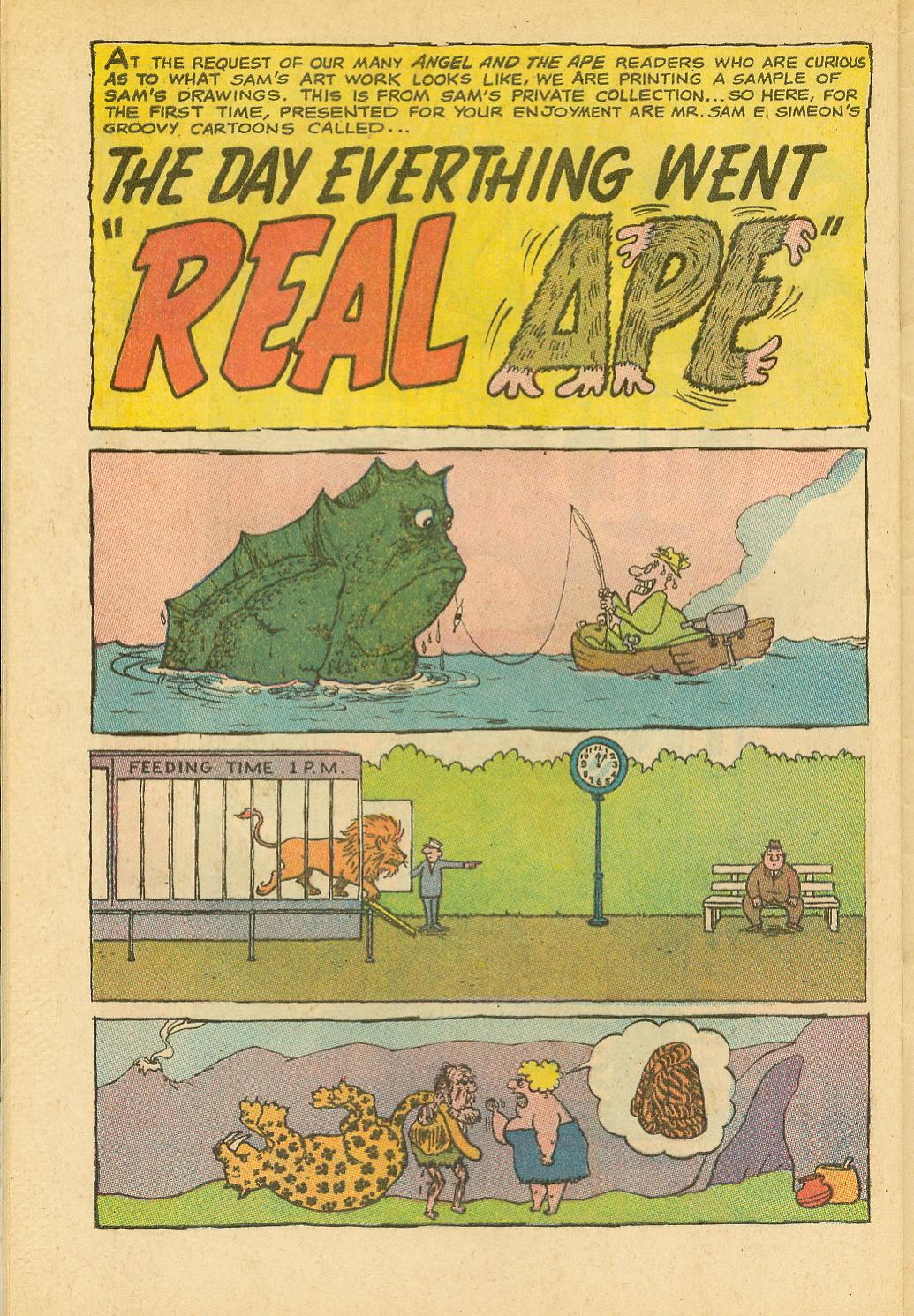 Read online Angel And The Ape (1968) comic -  Issue #4 - 32