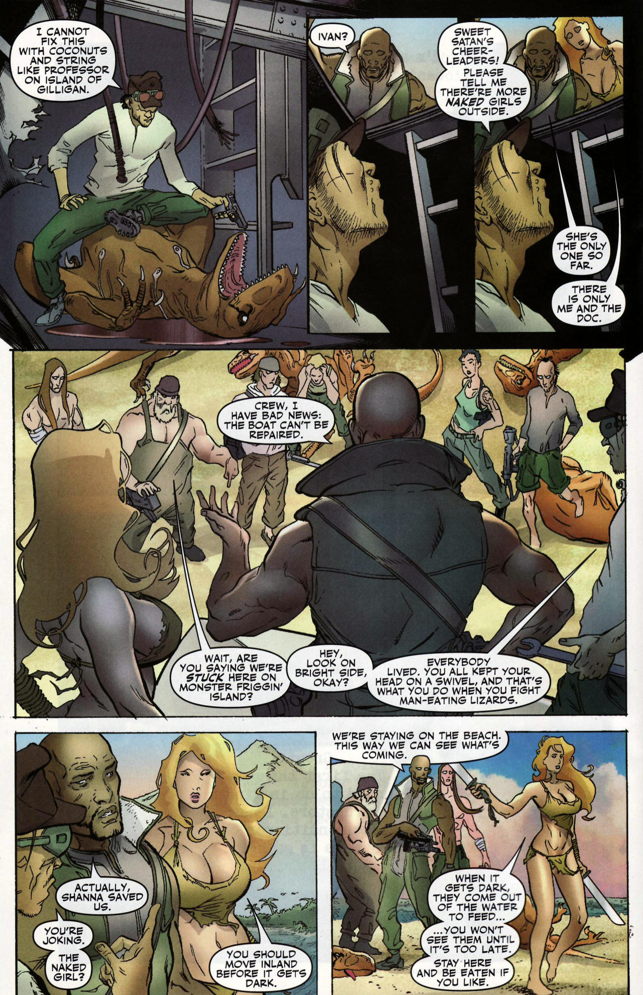 Read online Shanna the She-Devil: Survival of the Fittest comic -  Issue #1 - 13
