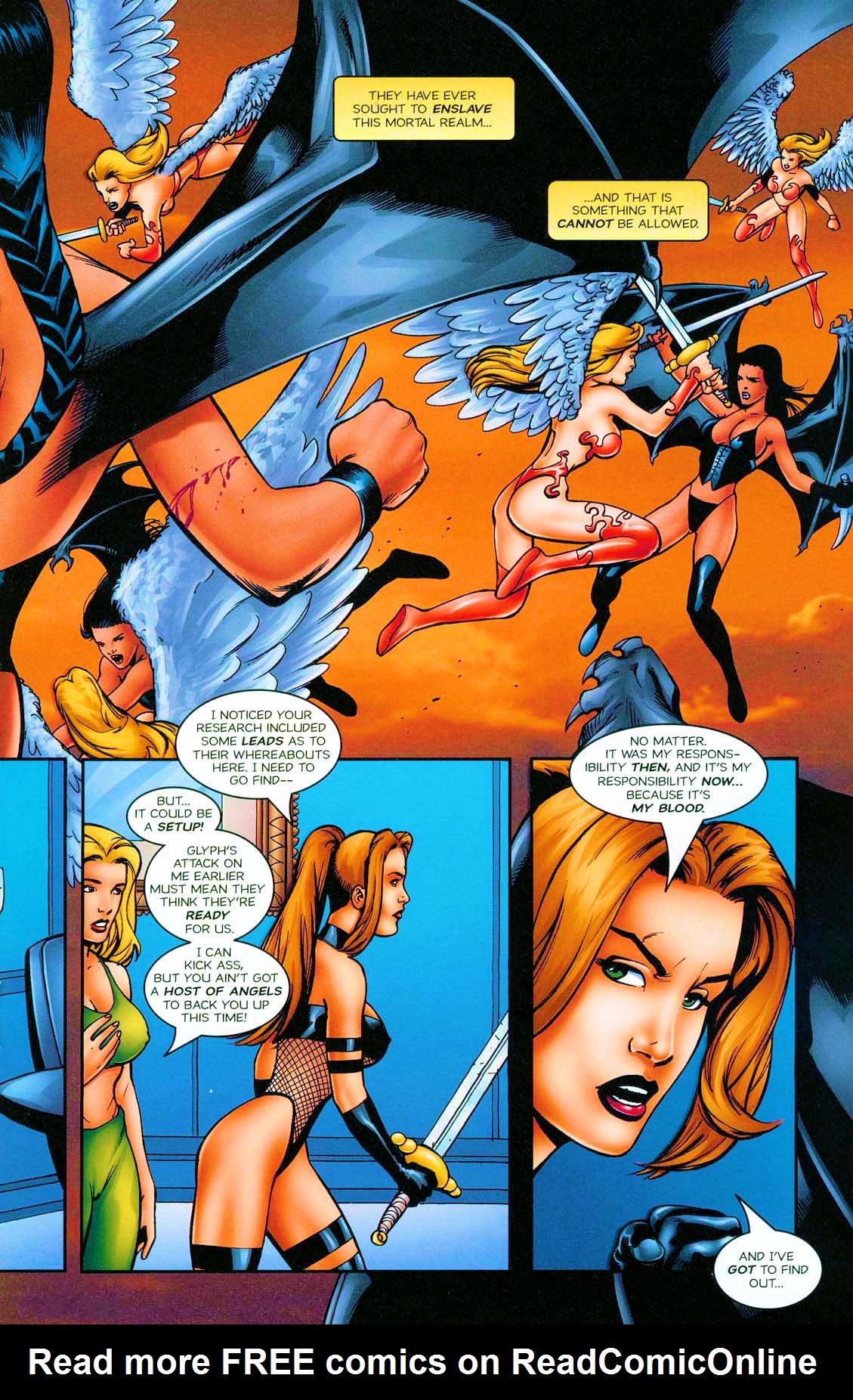 Read online Avengelyne: Bad Blood comic -  Issue #1 - 22