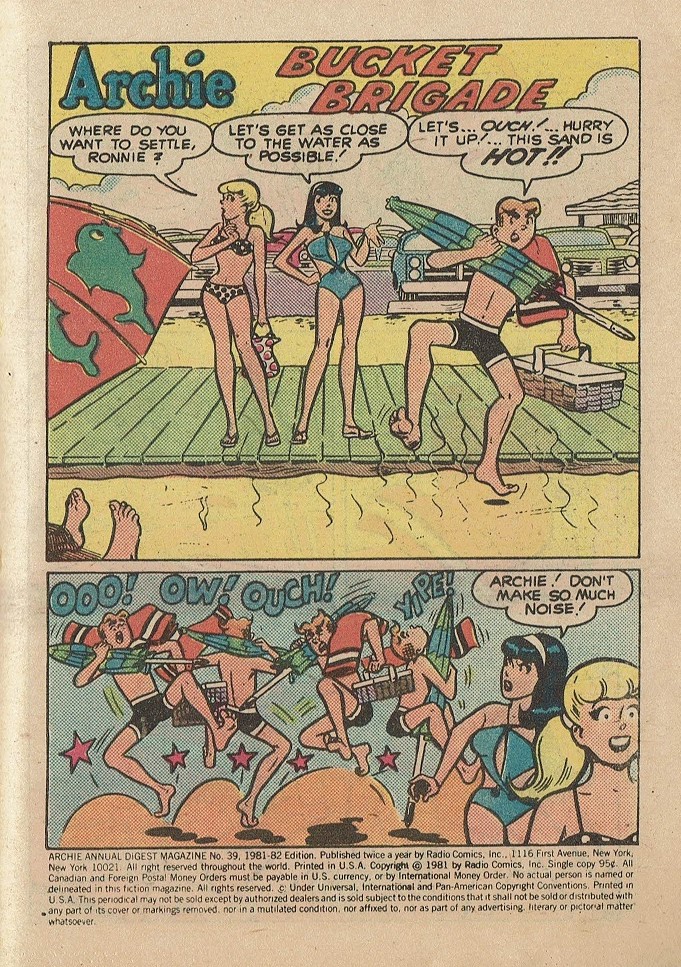 Read online Archie Annual Digest Magazine comic -  Issue #39 - 2