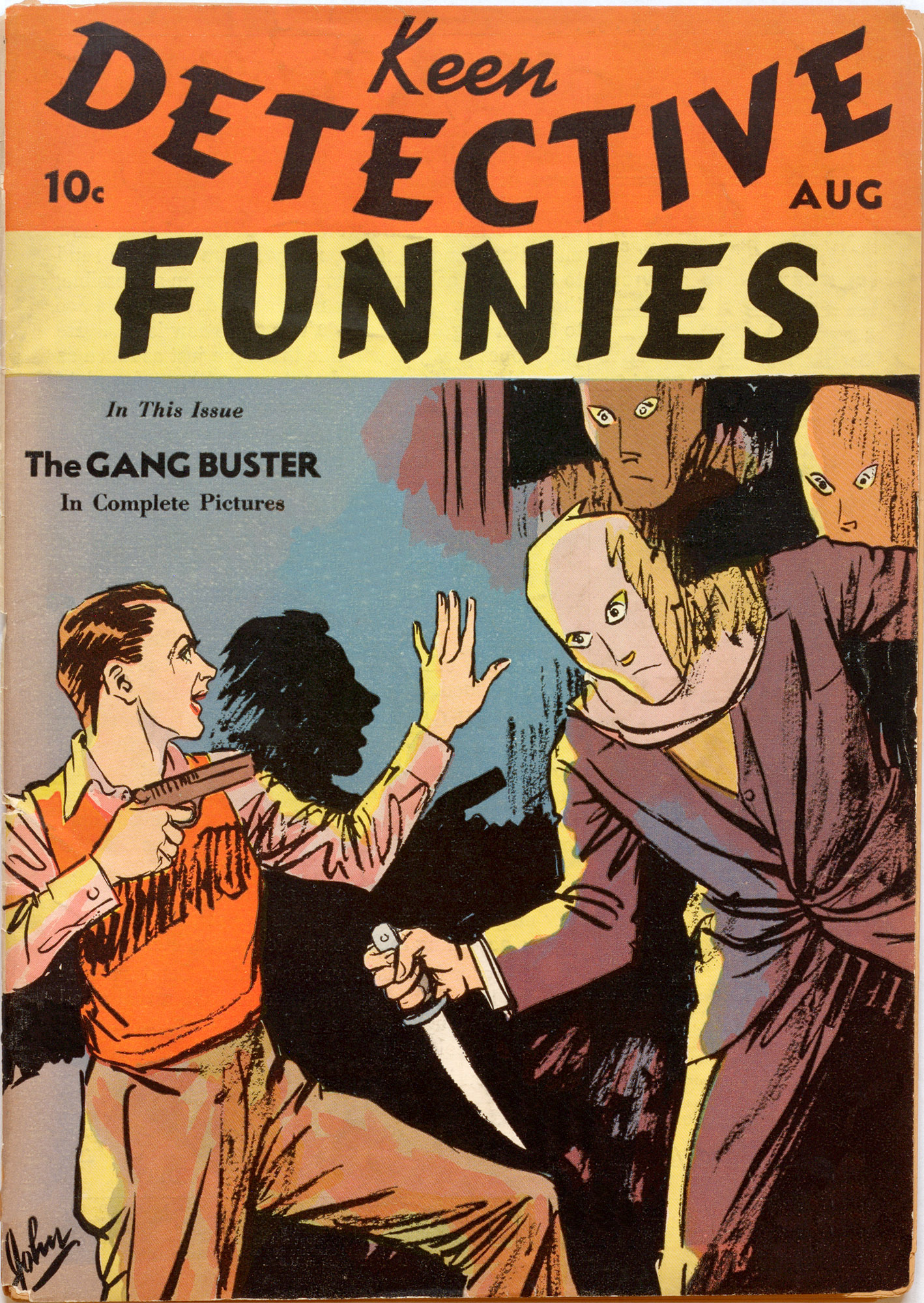 Read online Keen Detective Funnies comic -  Issue #2 - 1
