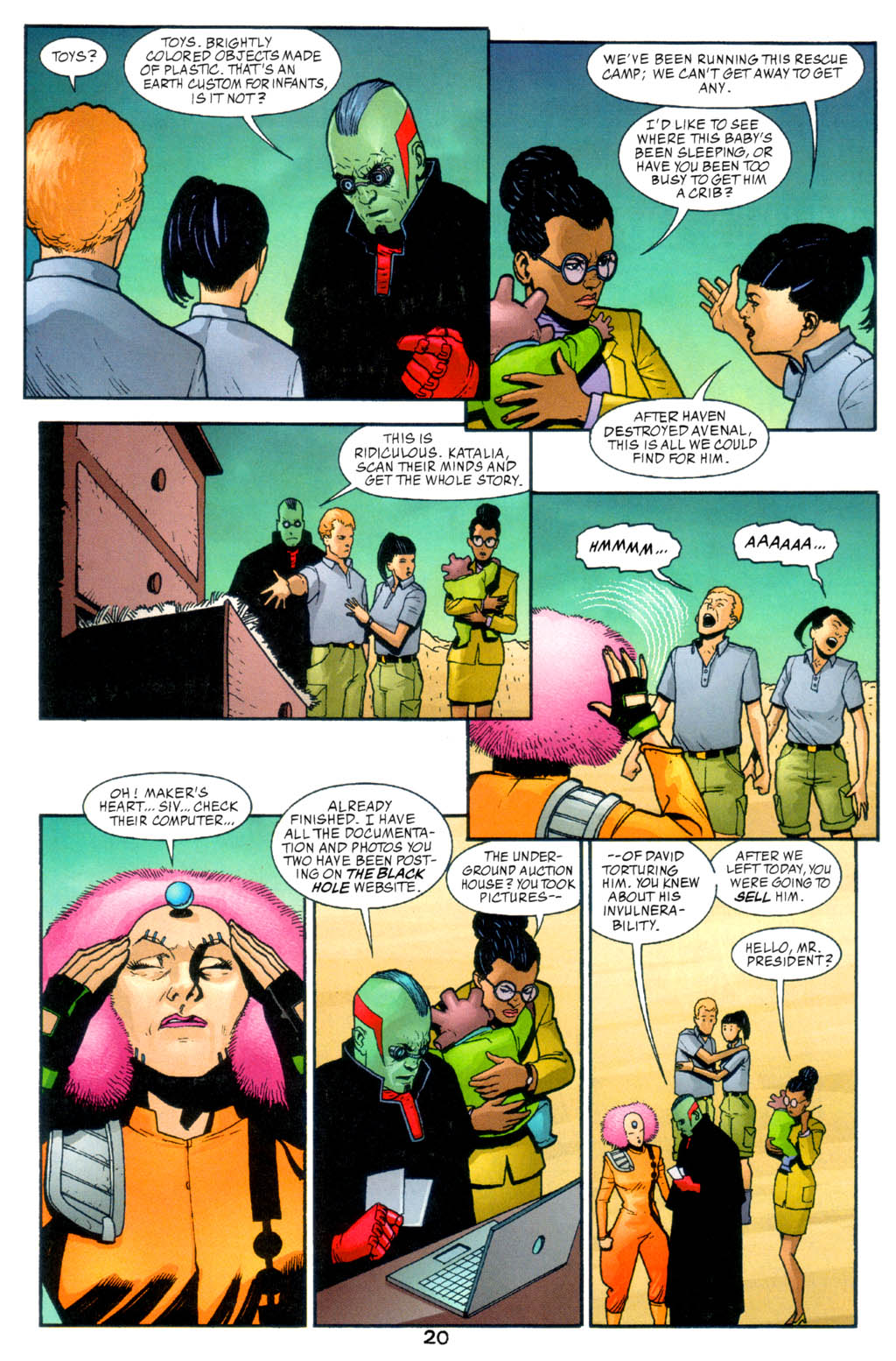 Read online Haven: The Broken City comic -  Issue #6 - 21