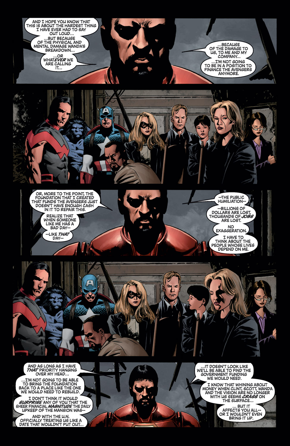 Read online Avengers Disassembled comic -  Issue #5 - 7