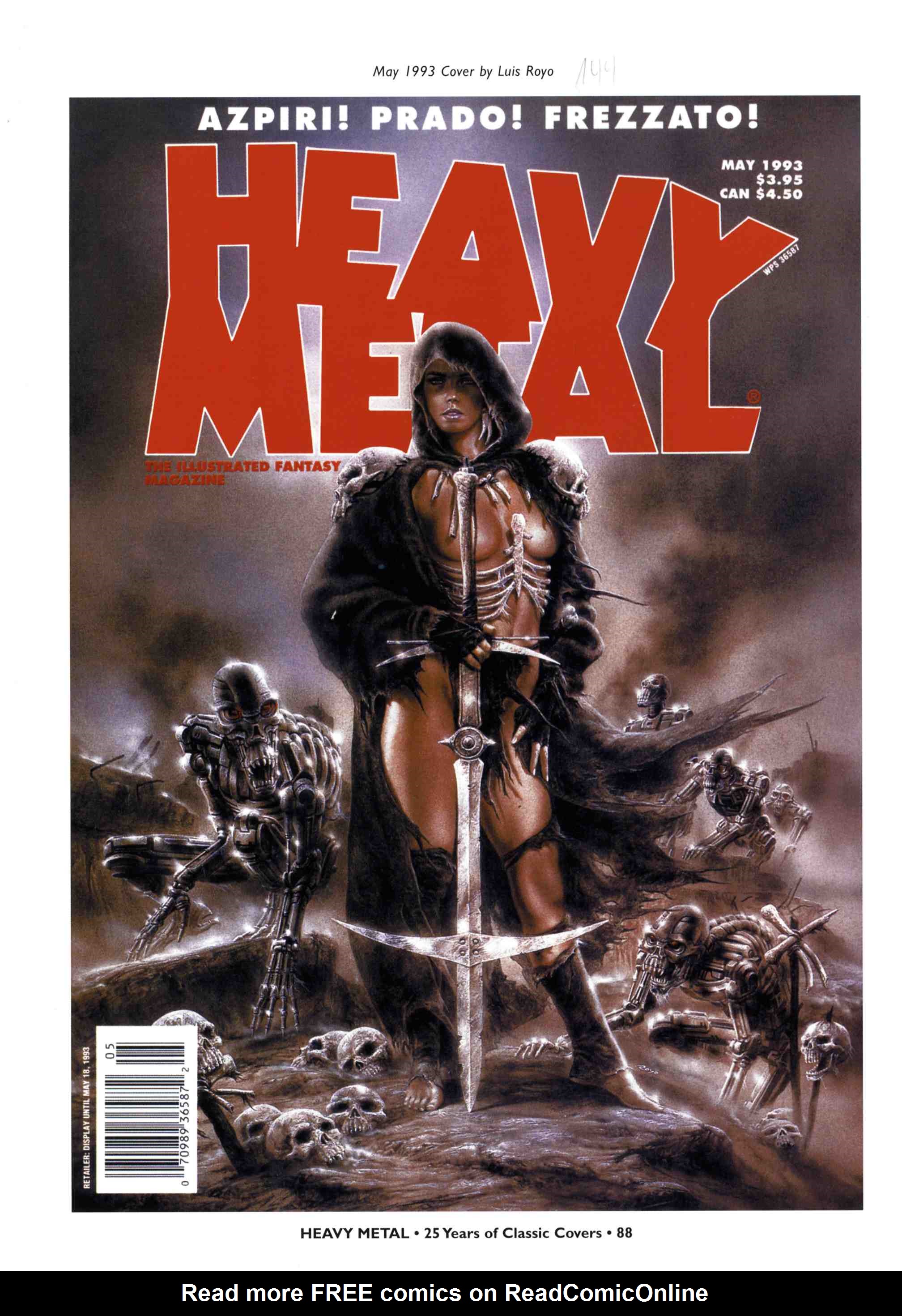 Read online Heavy Metal: 25 Years of Classic Covers comic -  Issue # TPB - 94
