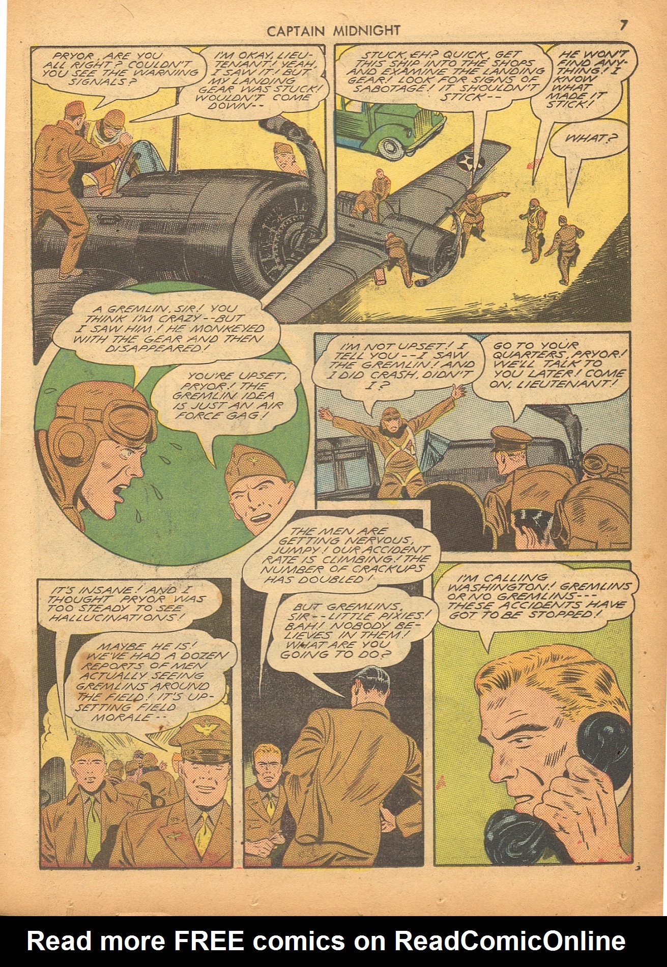 Read online Captain Midnight (1942) comic -  Issue #4 - 8