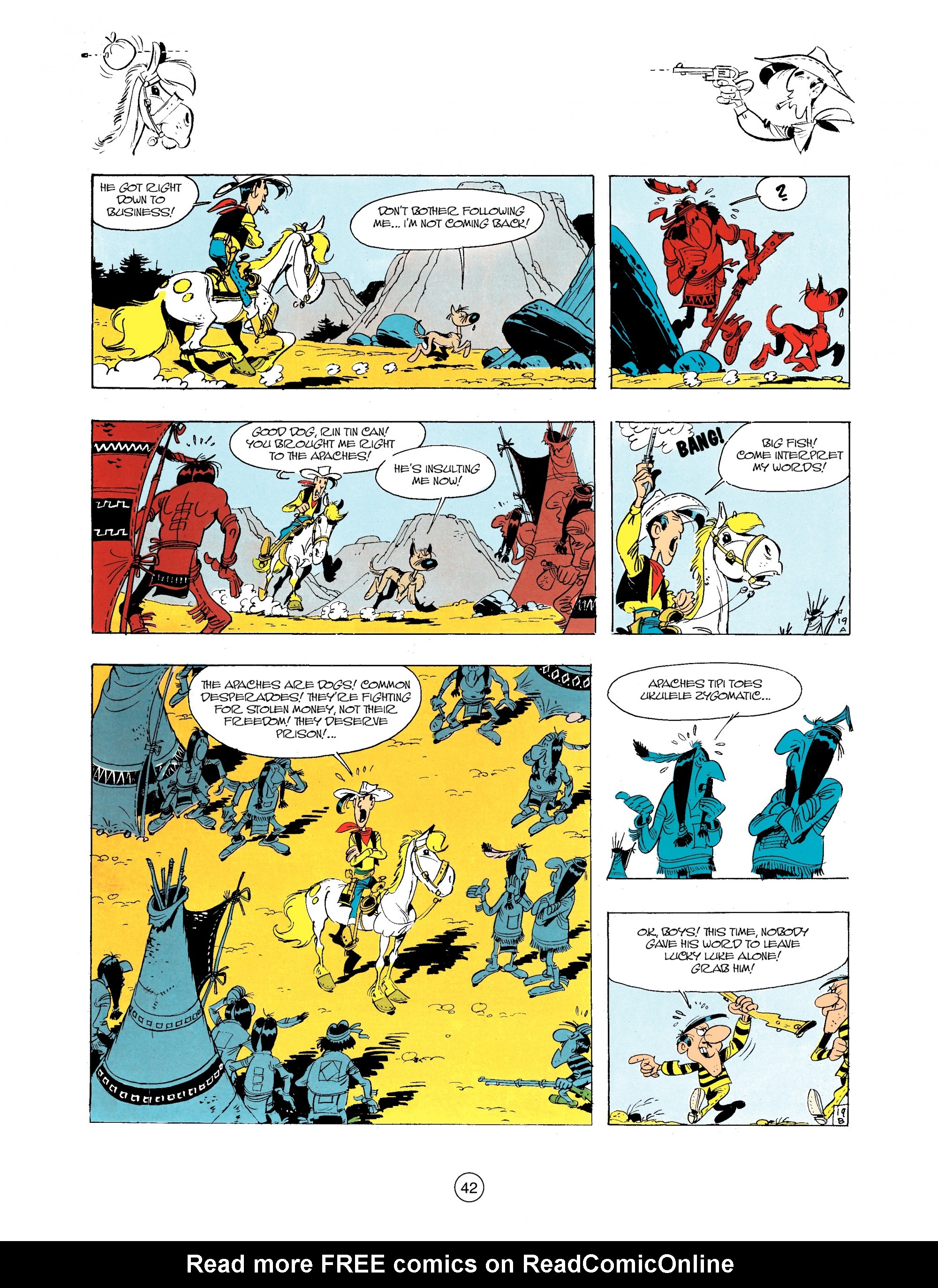 Read online A Lucky Luke Adventure comic -  Issue #34 - 42