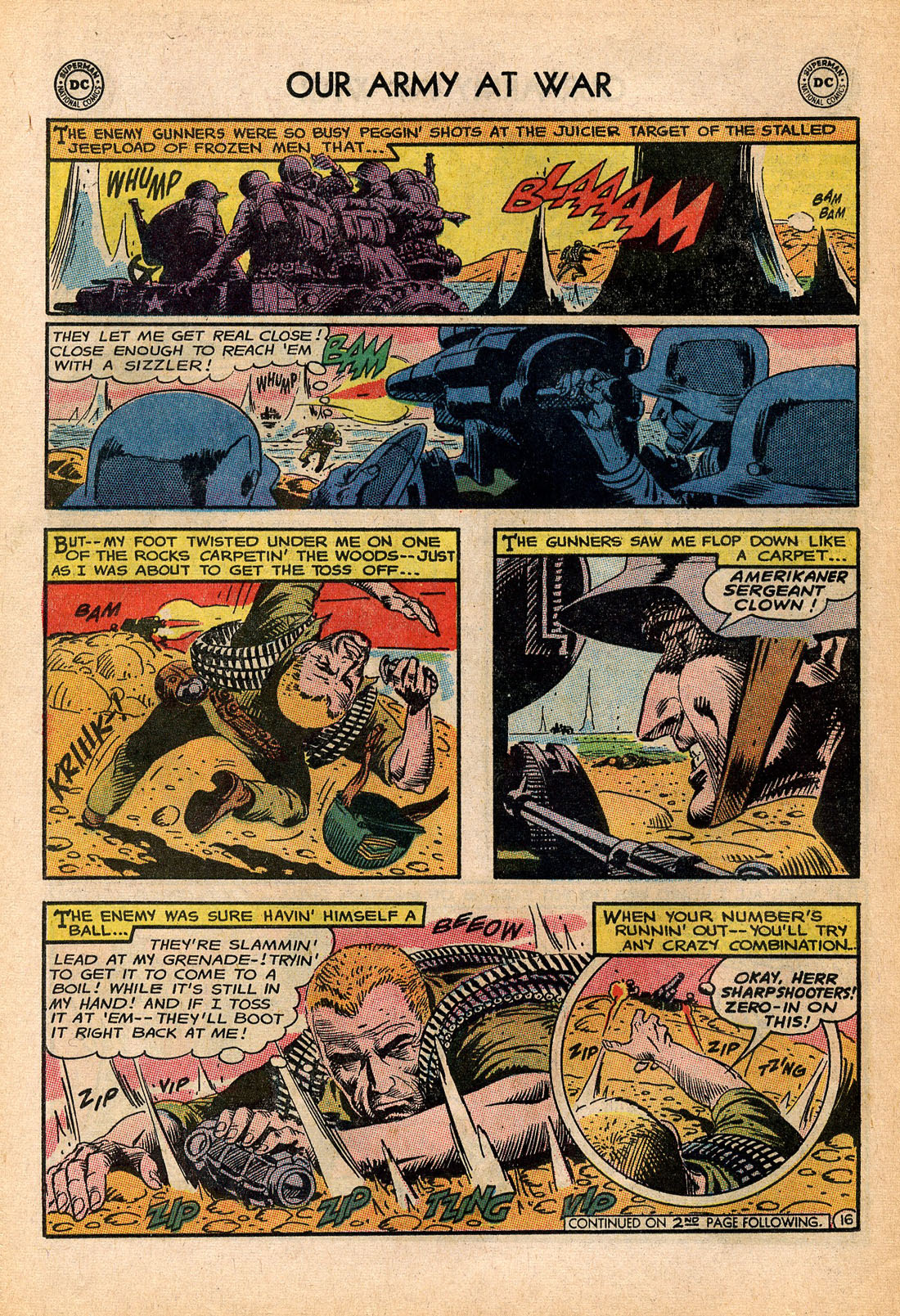 Read online Our Army at War (1952) comic -  Issue #152 - 22