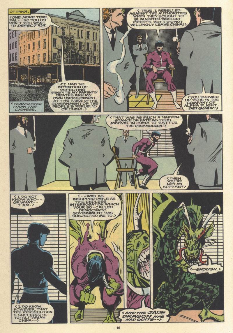 Read online Alpha Flight (1983) comic -  Issue #64 - 17