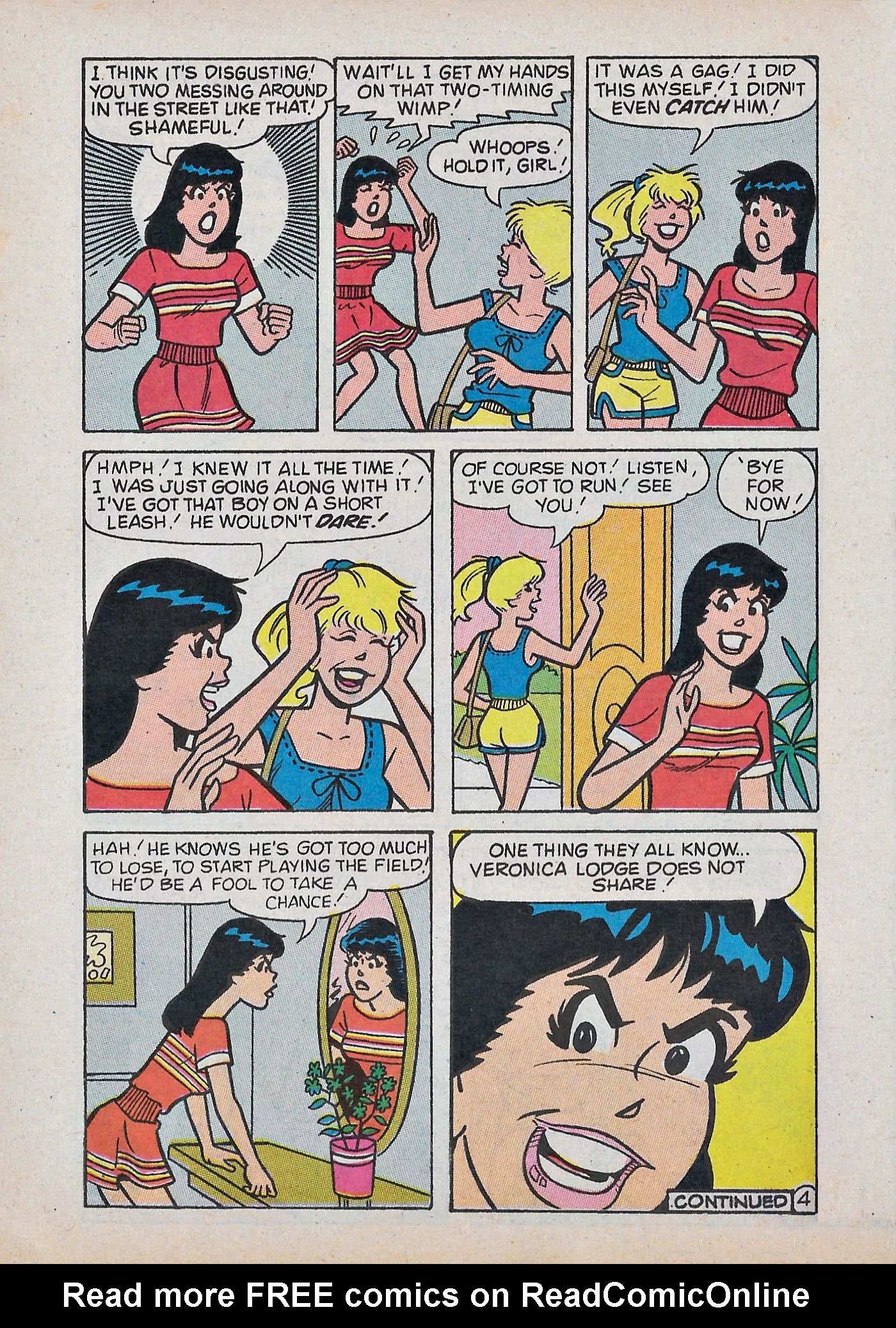 Read online Betty and Veronica Digest Magazine comic -  Issue #56 - 104